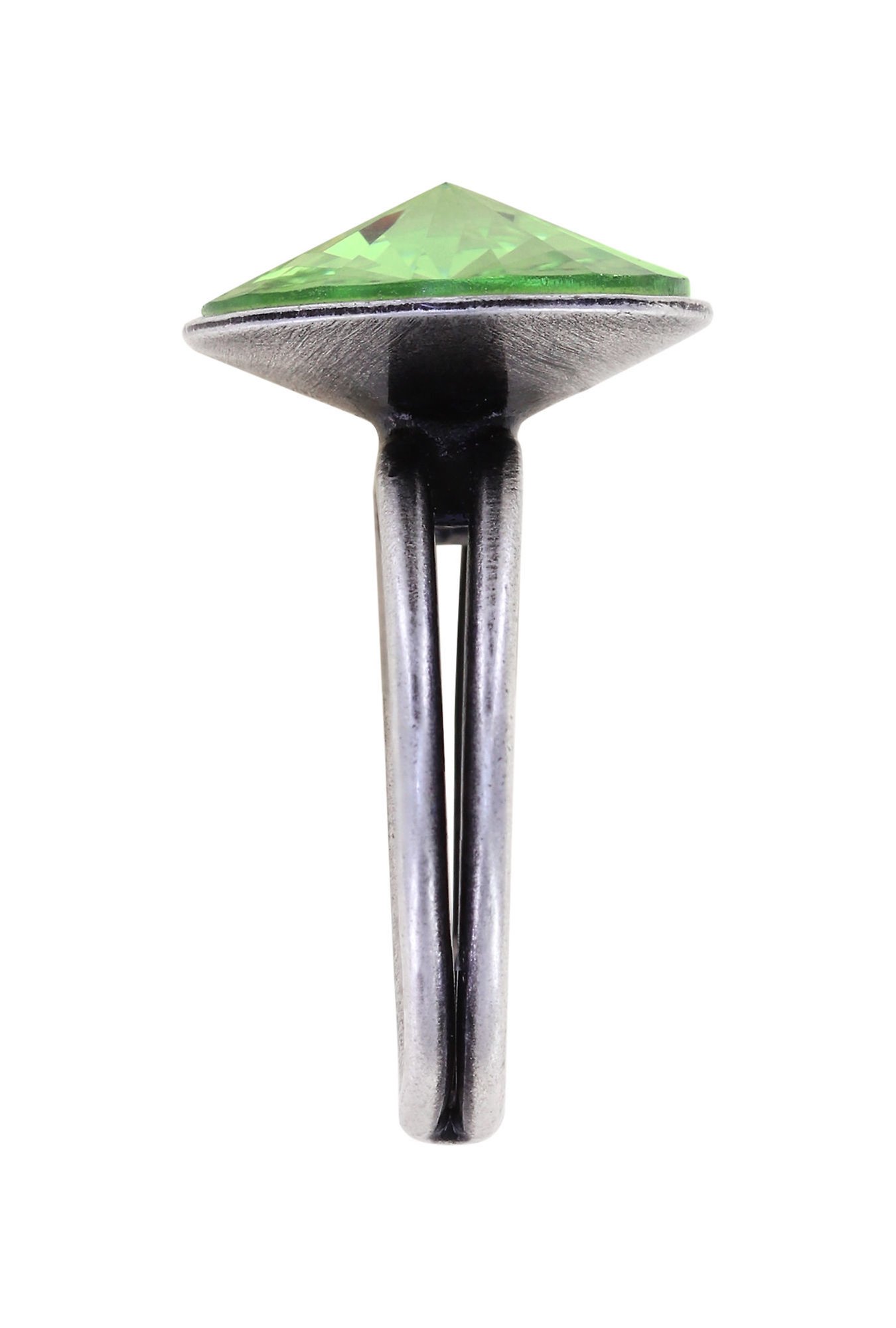 Bild für Ring Rivoli Grün Peridot 14mm