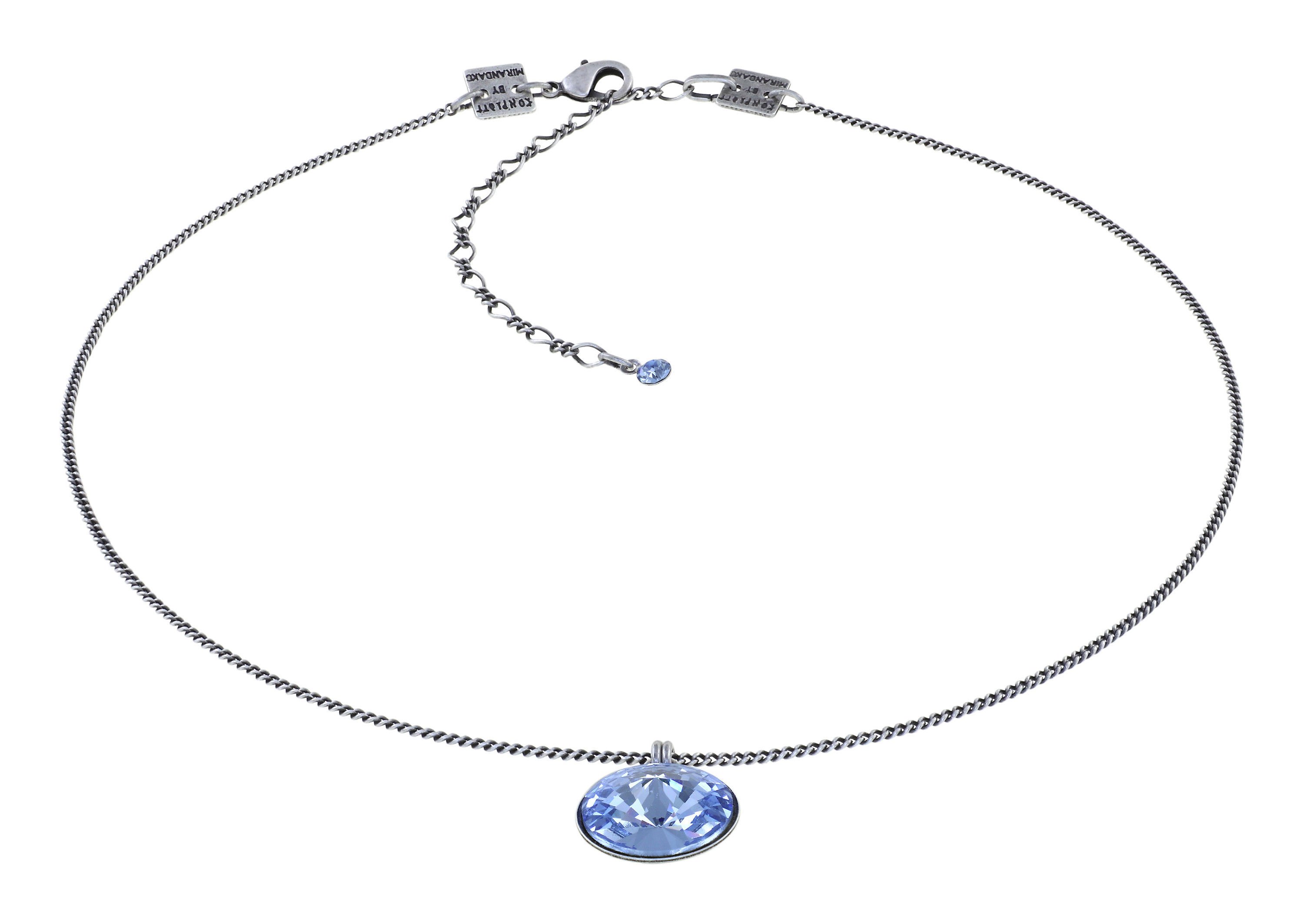 Bild für Halskette mit Anhänger Rivoli Hellblau Hell-Saphir 14mm