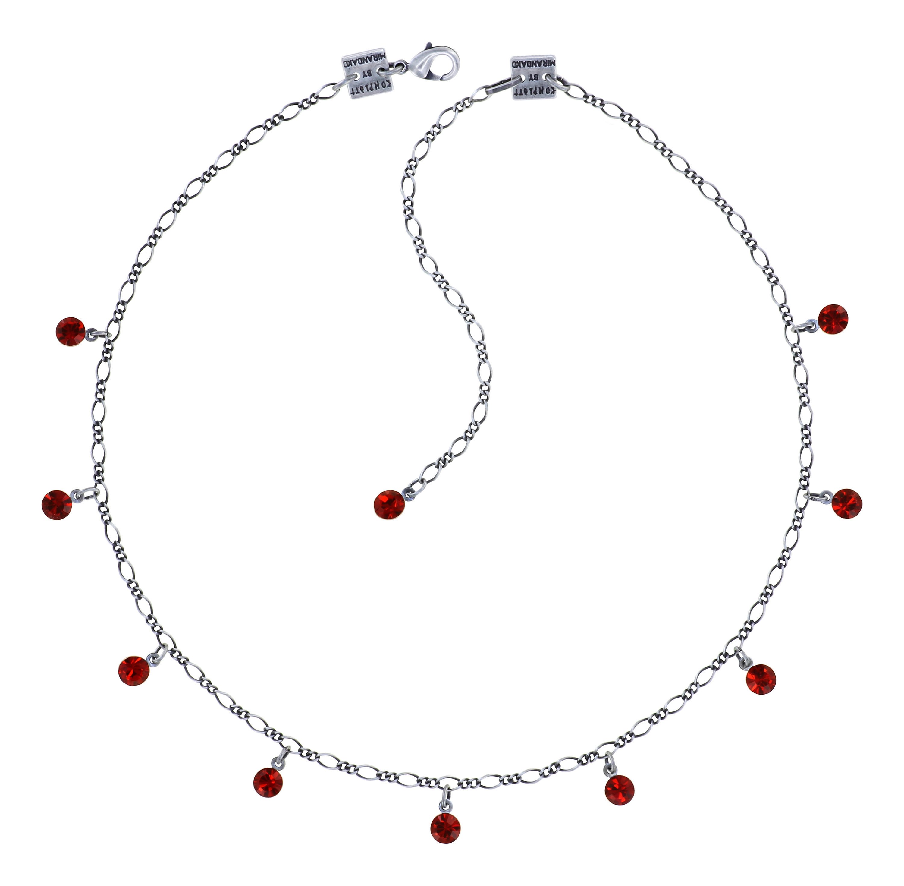 image for Necklace Tutui Collection Red red velvet SS 24