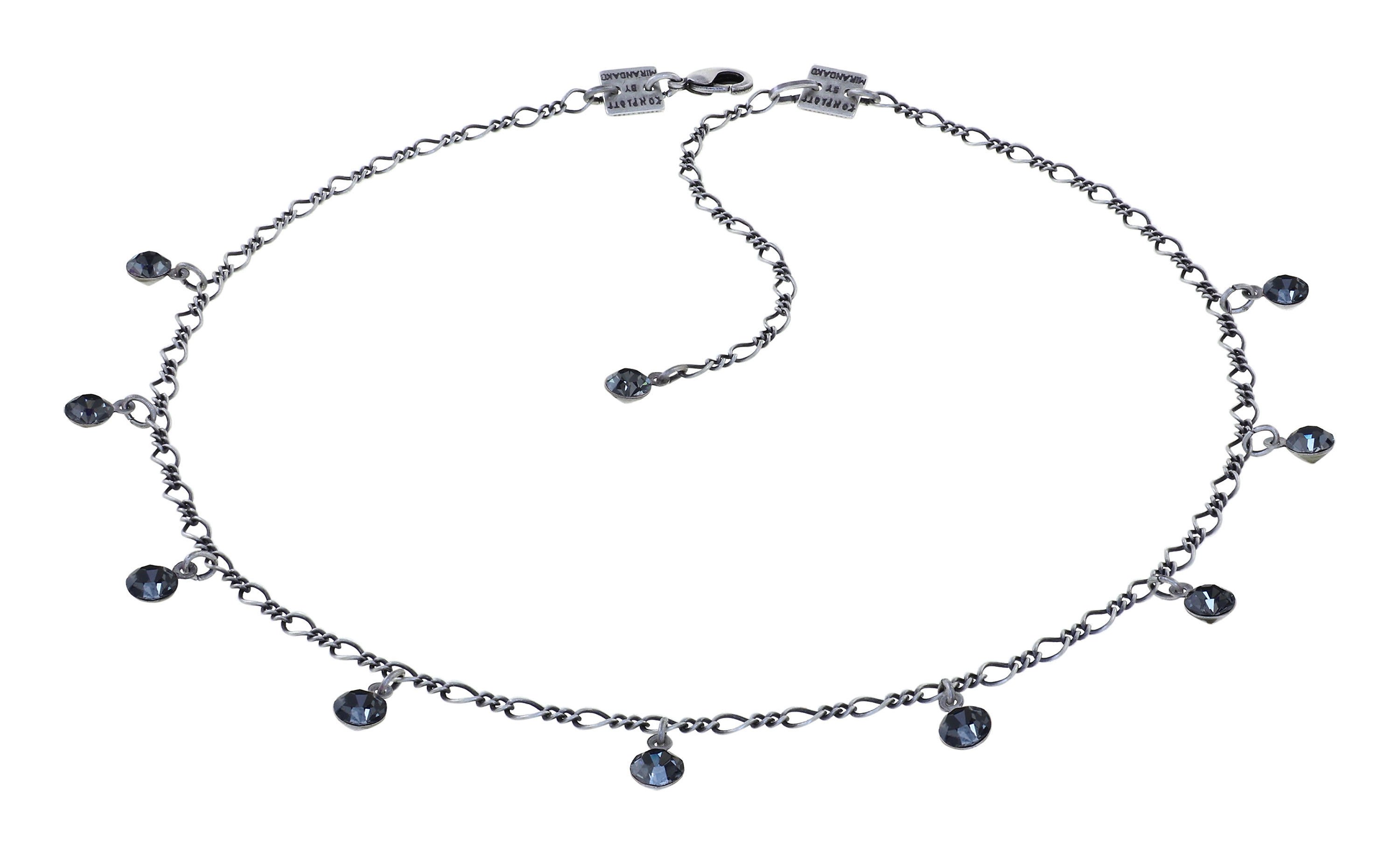 image for Necklace Tutui Collection Grey crystal night fall SS 24