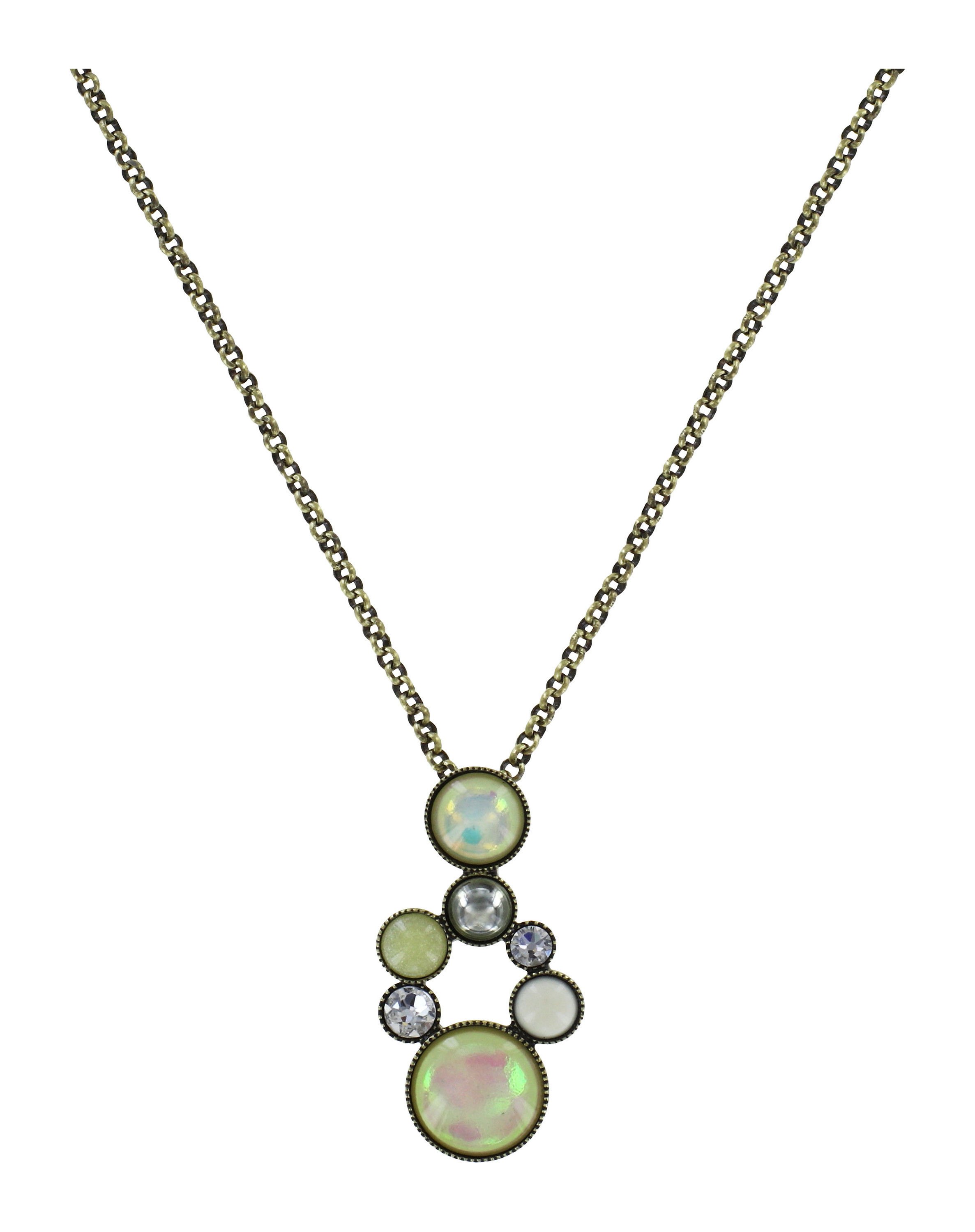 image for Necklace pendant Shopping Drops White  