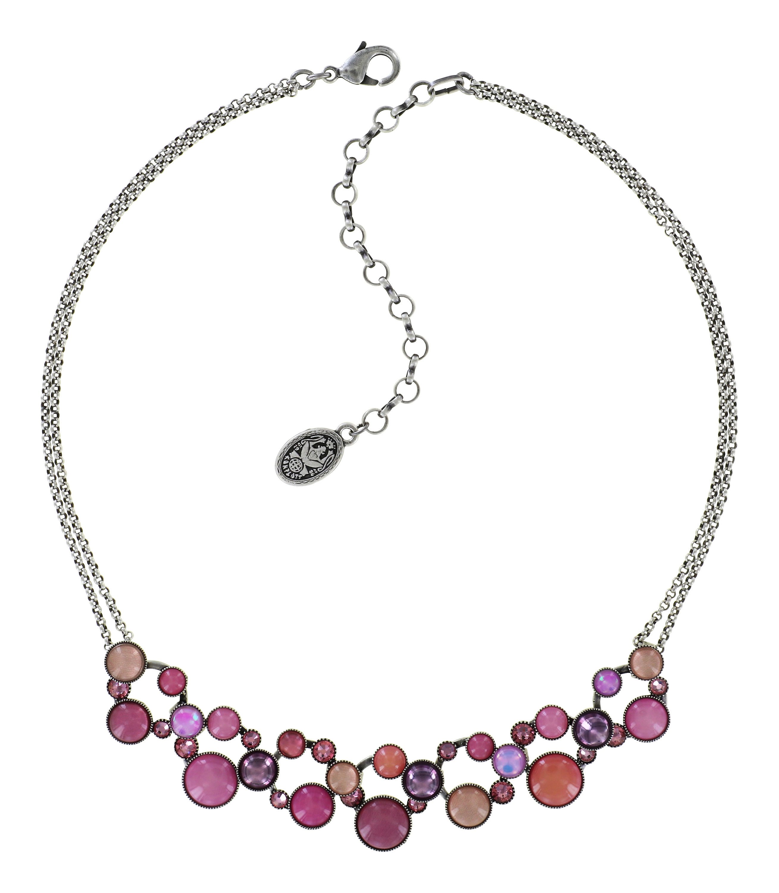 image pour Collier Shopping Drops Rose / Lila  