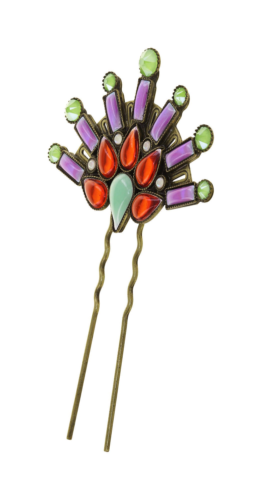 image pour Épingle à cheveux Geisha Kimono Lotus Multi 