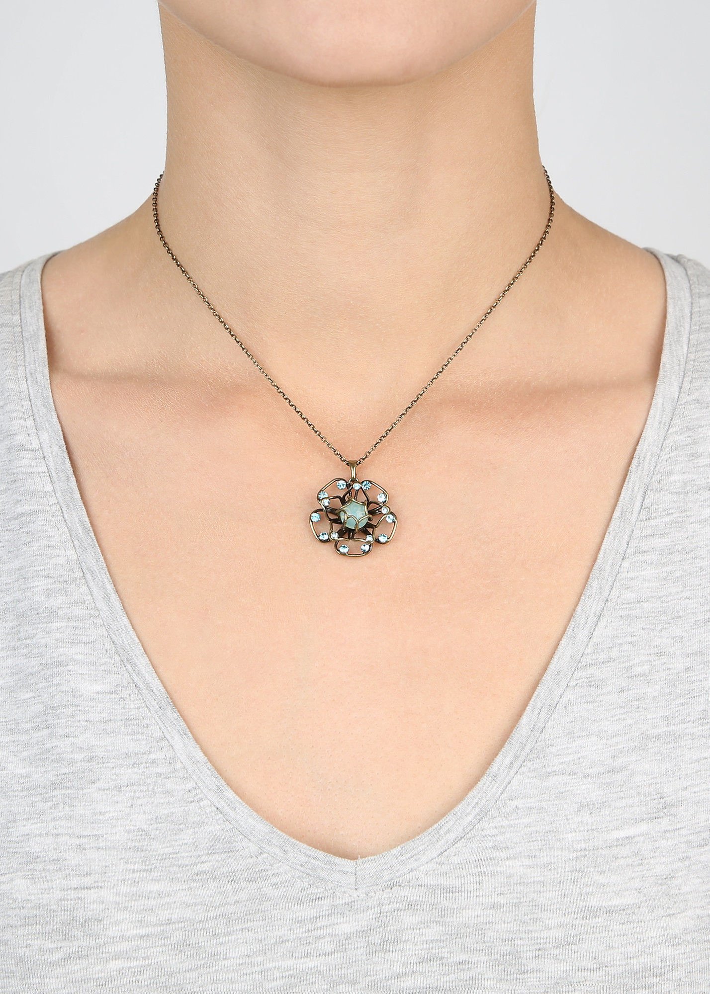 image pour Collier pendant Verlorene Unschuld am Gartenzaun Vert  size S