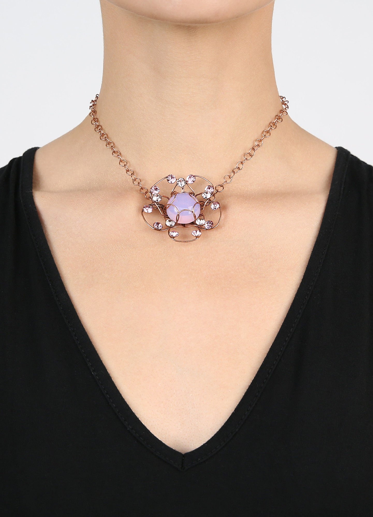 image pour Collier Verlorene Unschuld am Gartenzaun Rose  size XL