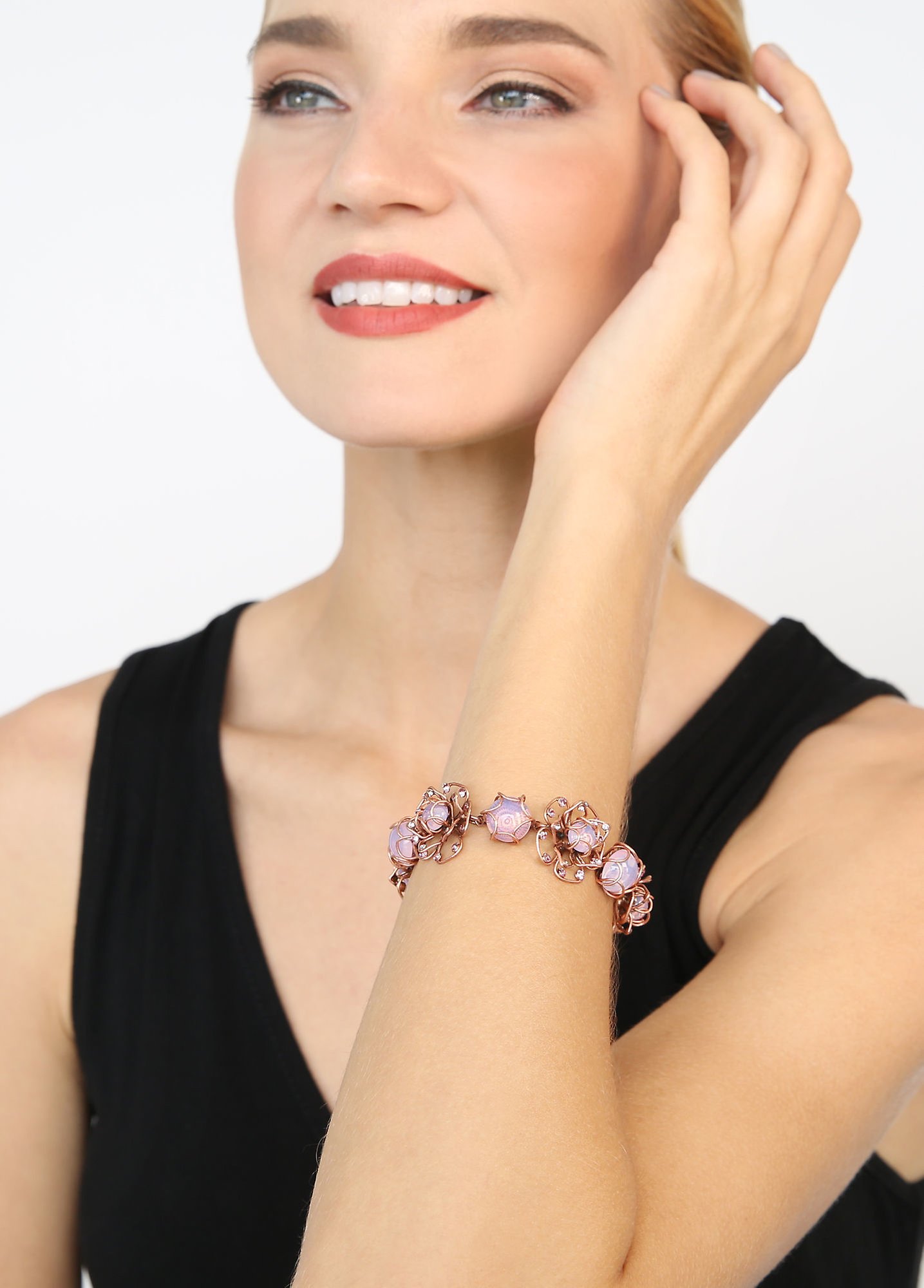image pour Bracelet Verlorene Unschuld am Gartenzaun Rose  size S
