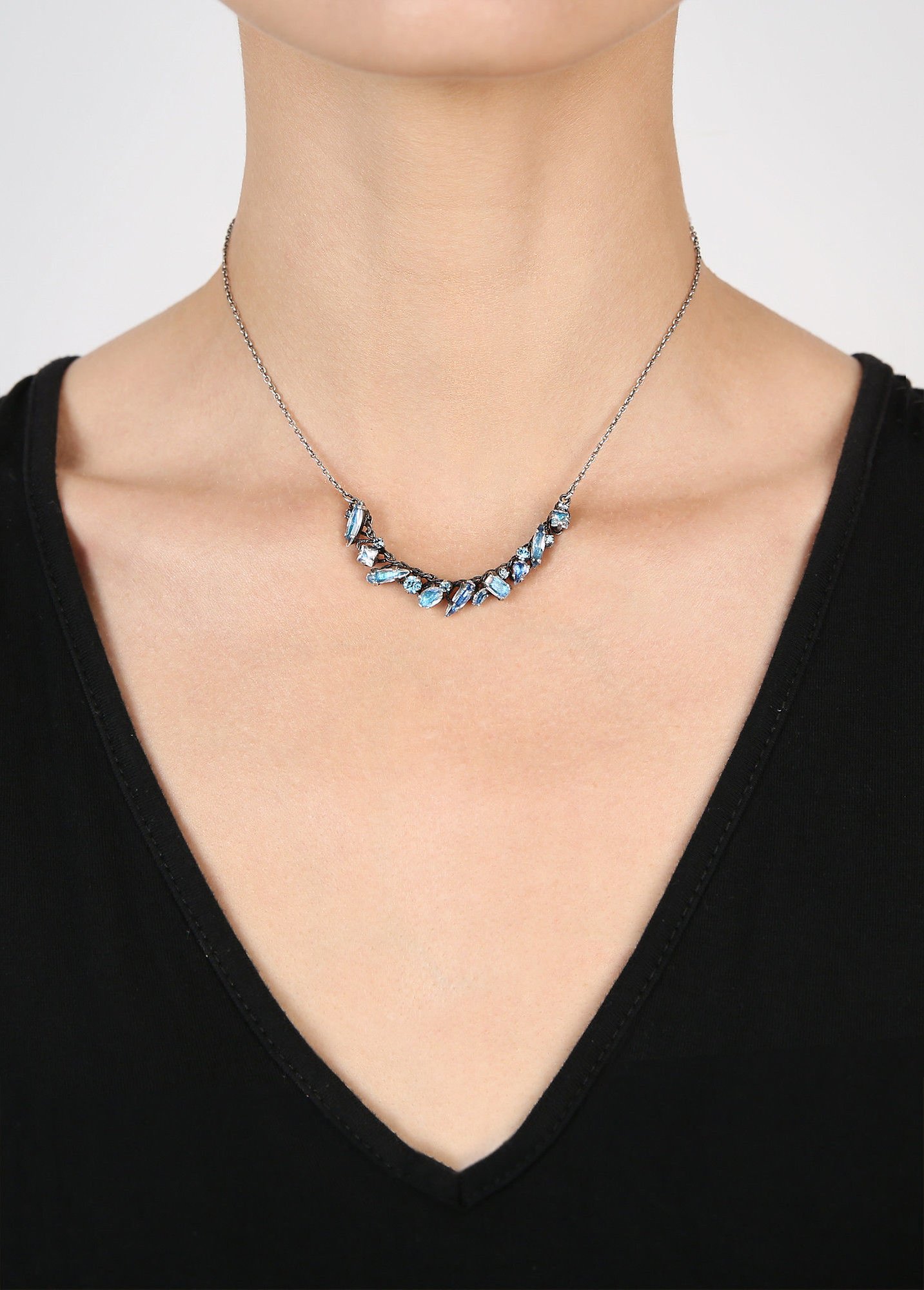 image pour Collier Abegail Bleu  