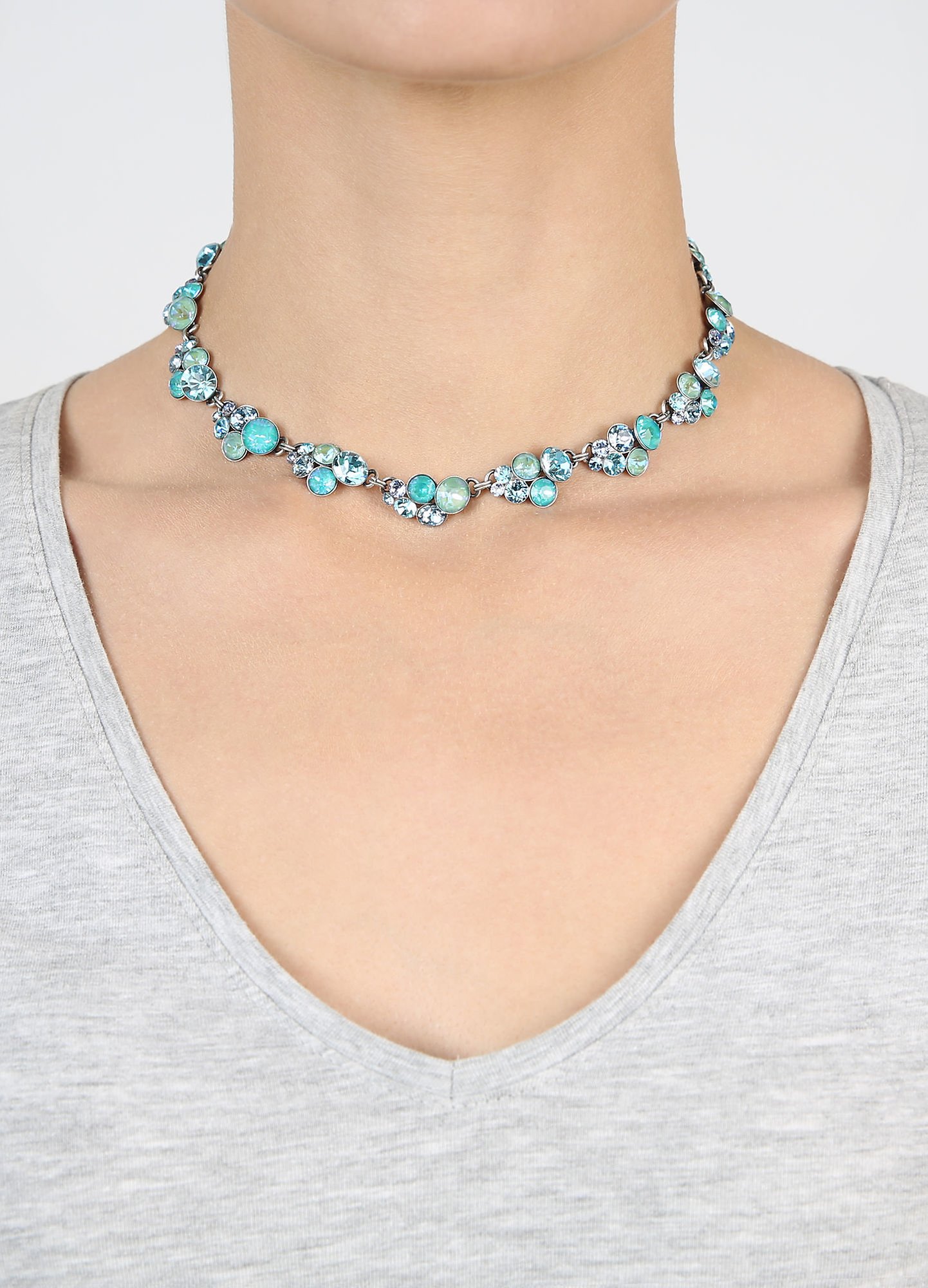 image pour Collier Collier Petit Glamour Bleu Clair  