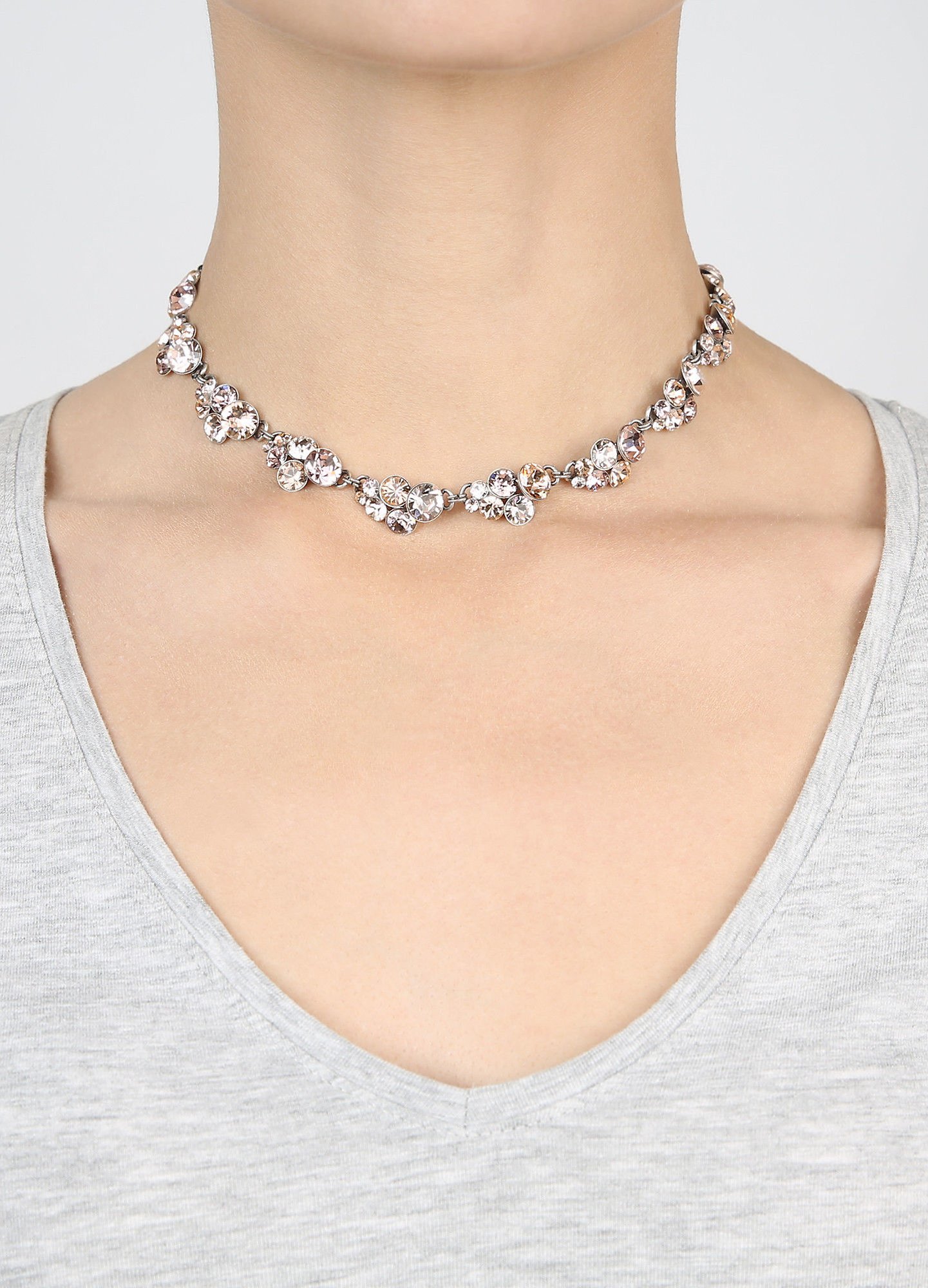 image for Necklace collier Petit Glamour Beige  