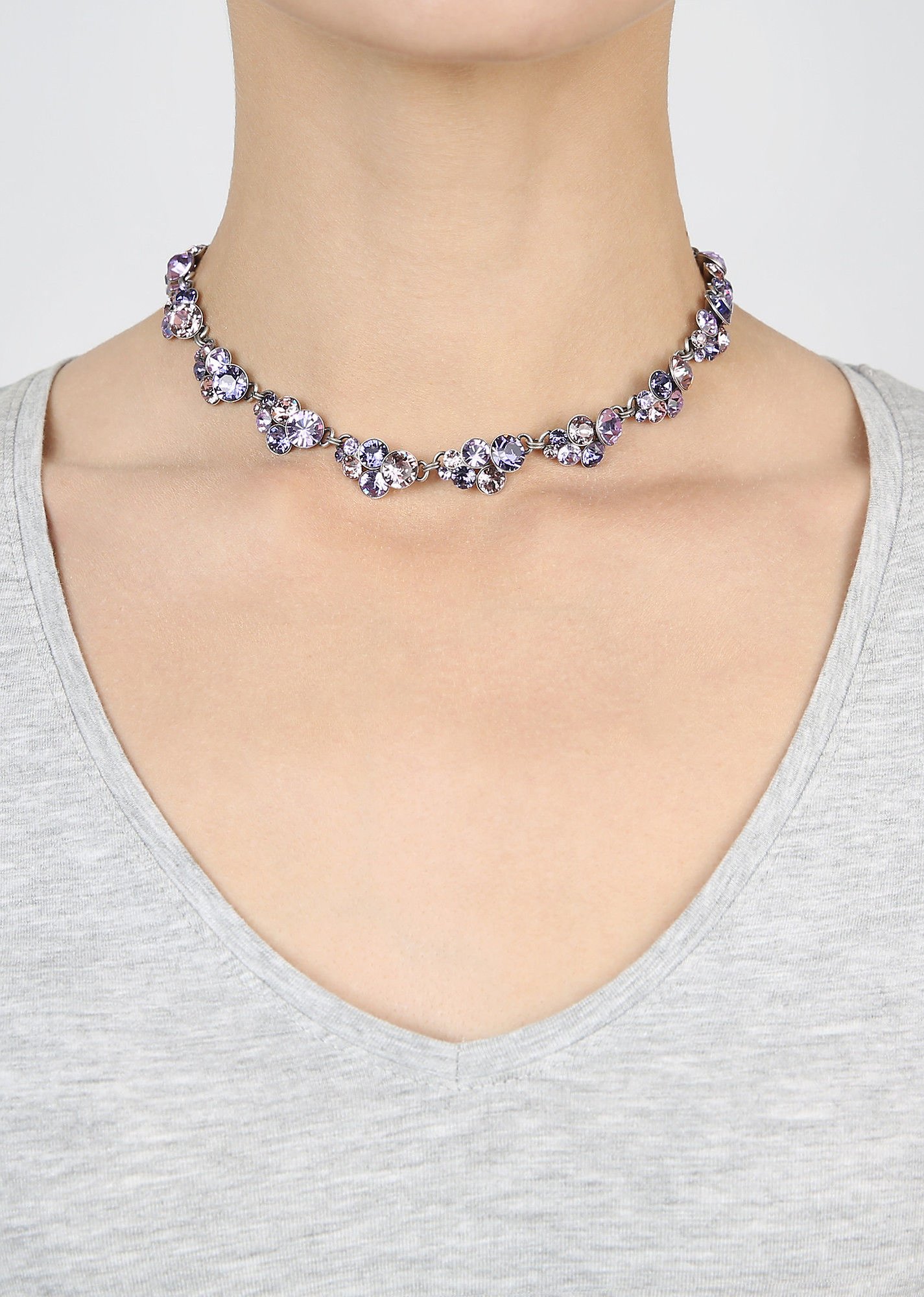 Bild für Halskette Collier Petit Glamour Lila  