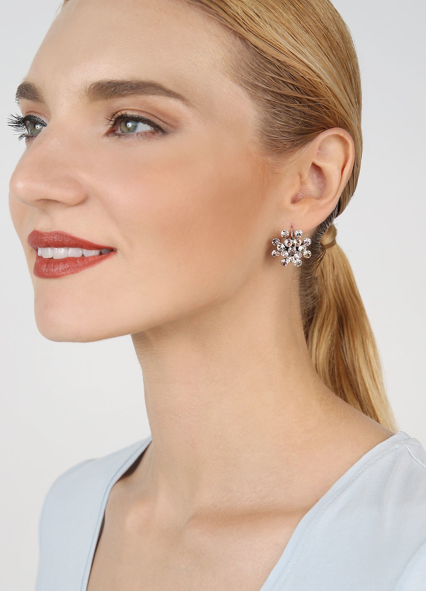 image for Earring Eurowire Magic Fireball Beige  Classic Size (21mm Ø)