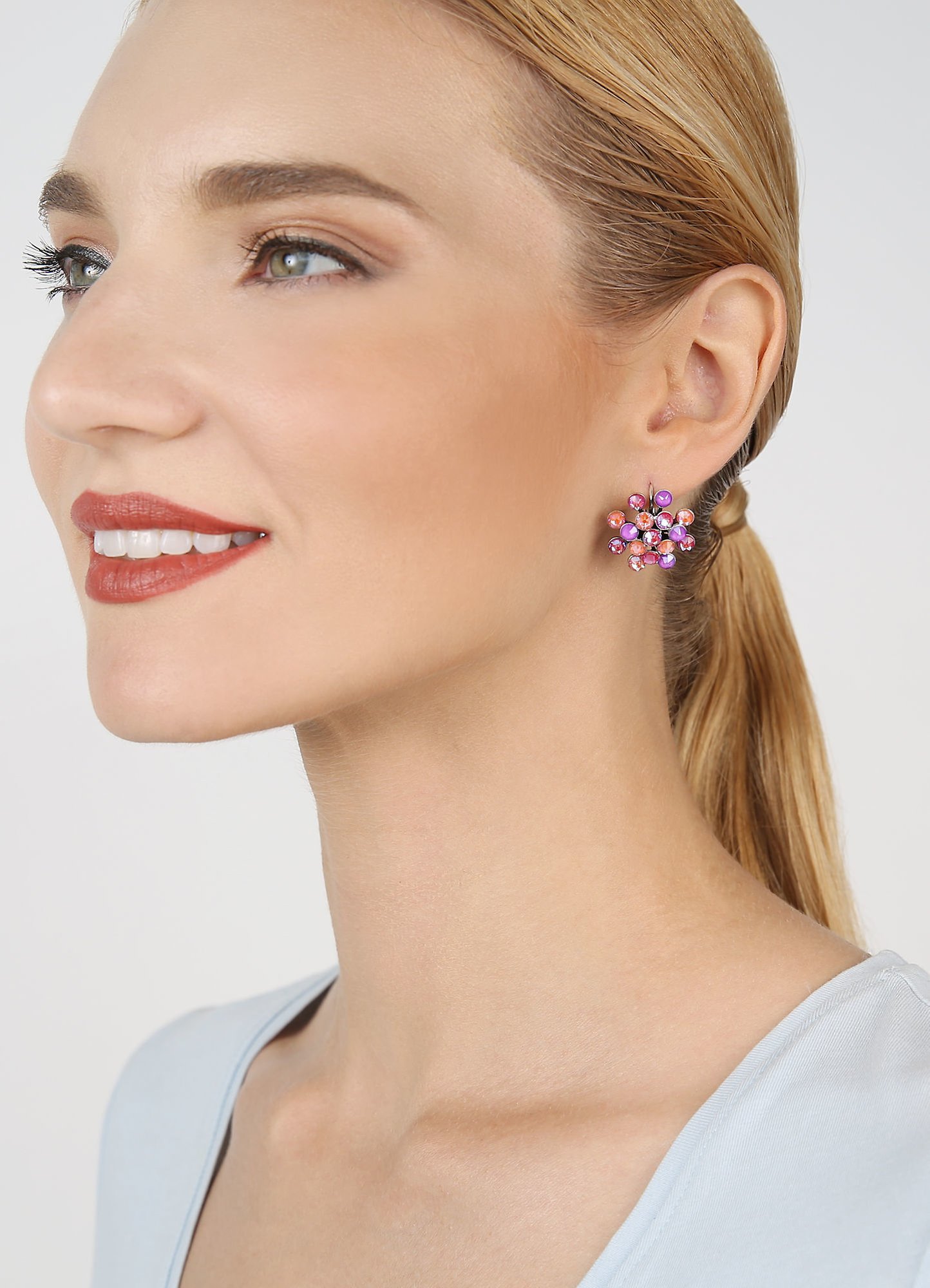 image for Earring Eurowire Magic Fireball Lila  Classic Size (21mm Ø)