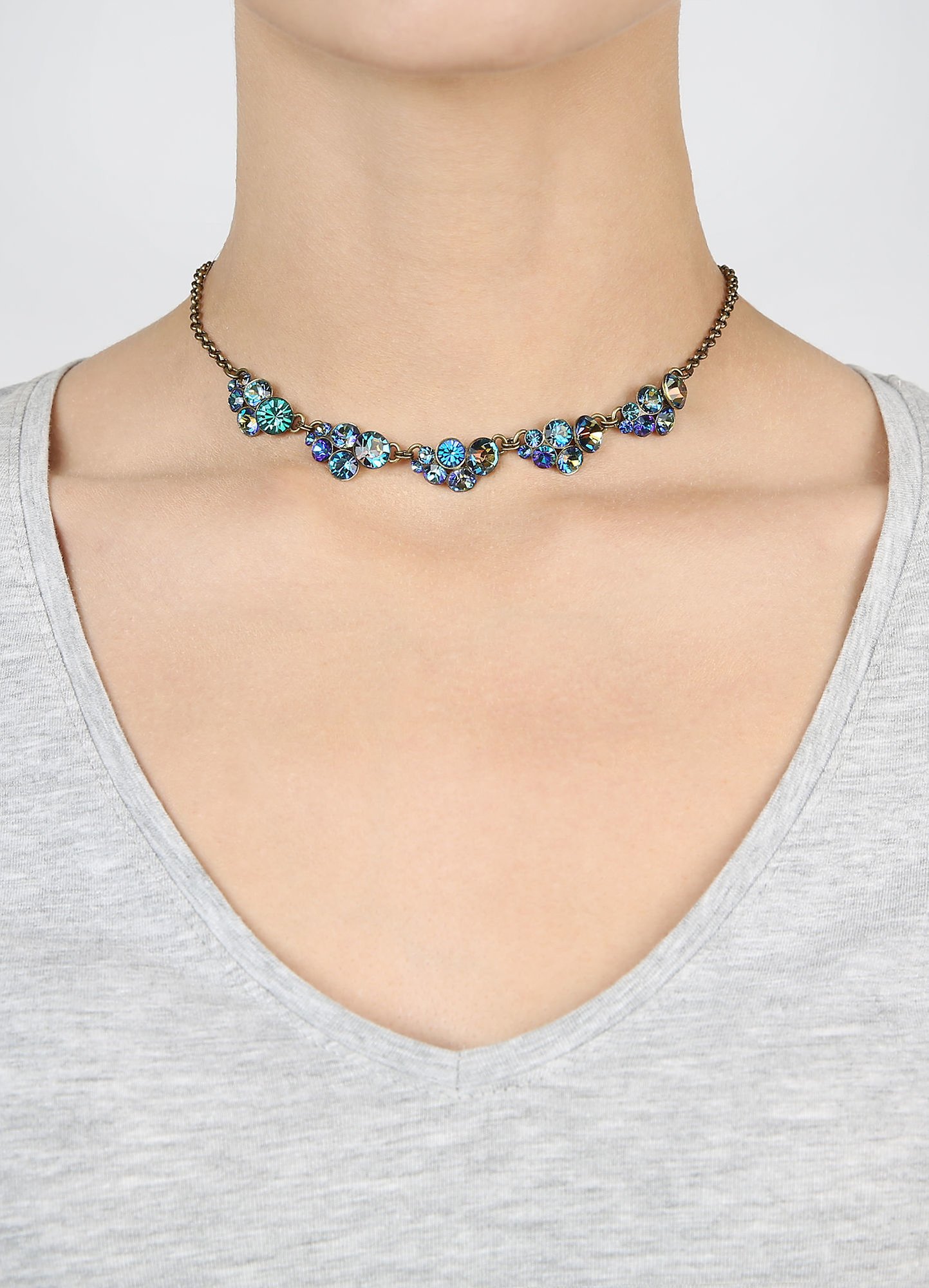 image for Necklace Petit Glamour Dark Blue  