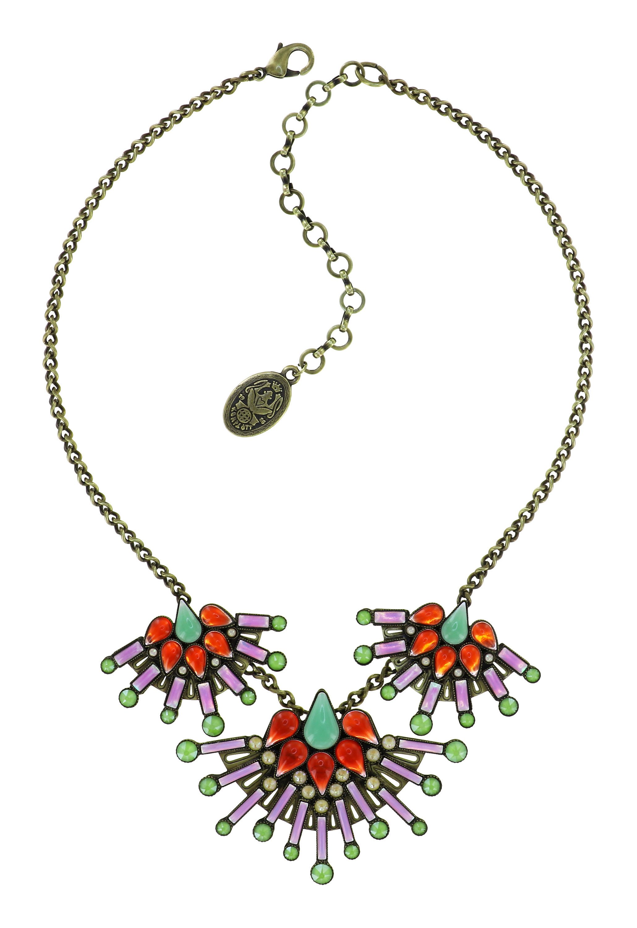 image for Necklace Geisha Lotus Kimono Multi size M,S