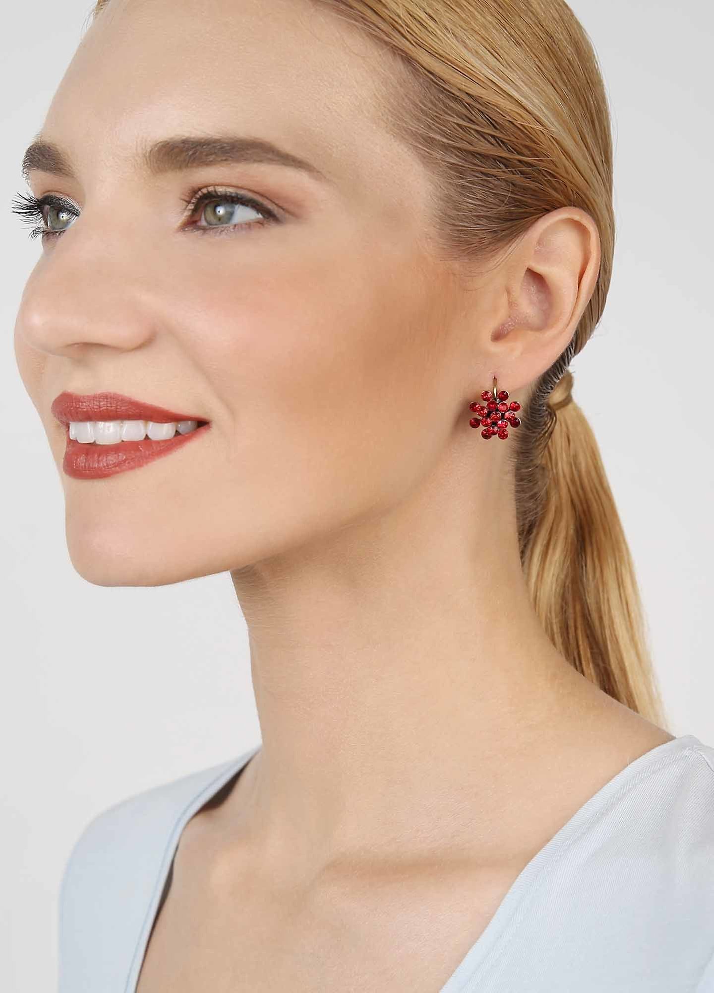 image pour Boucles d'oreilles Eurowire Magic Fireball Rouge  mini