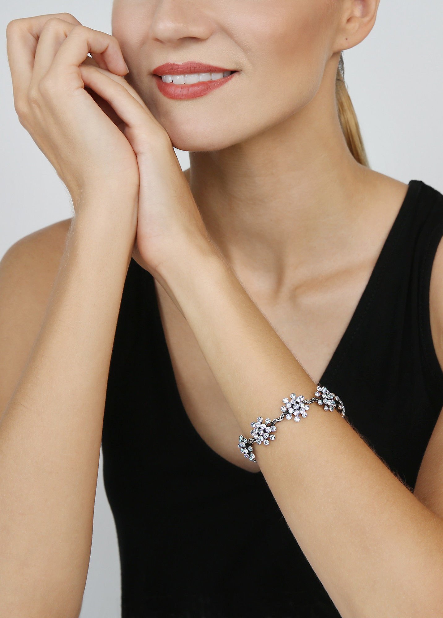 Bild für Armband Magic Fireball Weiß / Hellrosa  mini