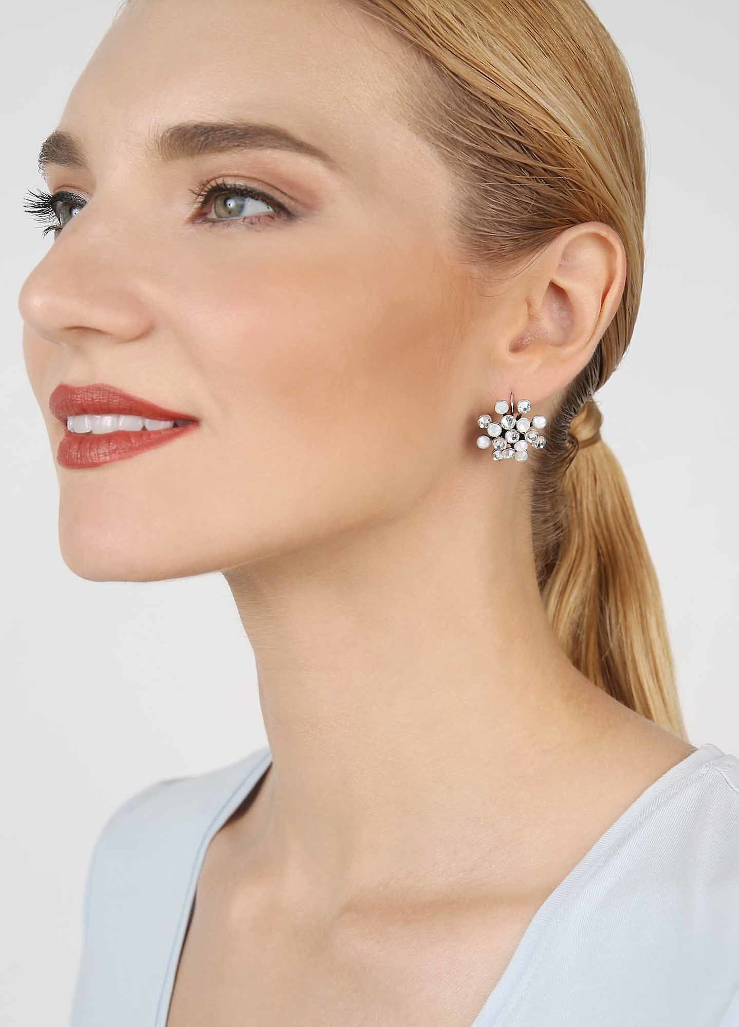 image for Earring Eurowire Magic Fireball White  Classic Size (21mm Ø)