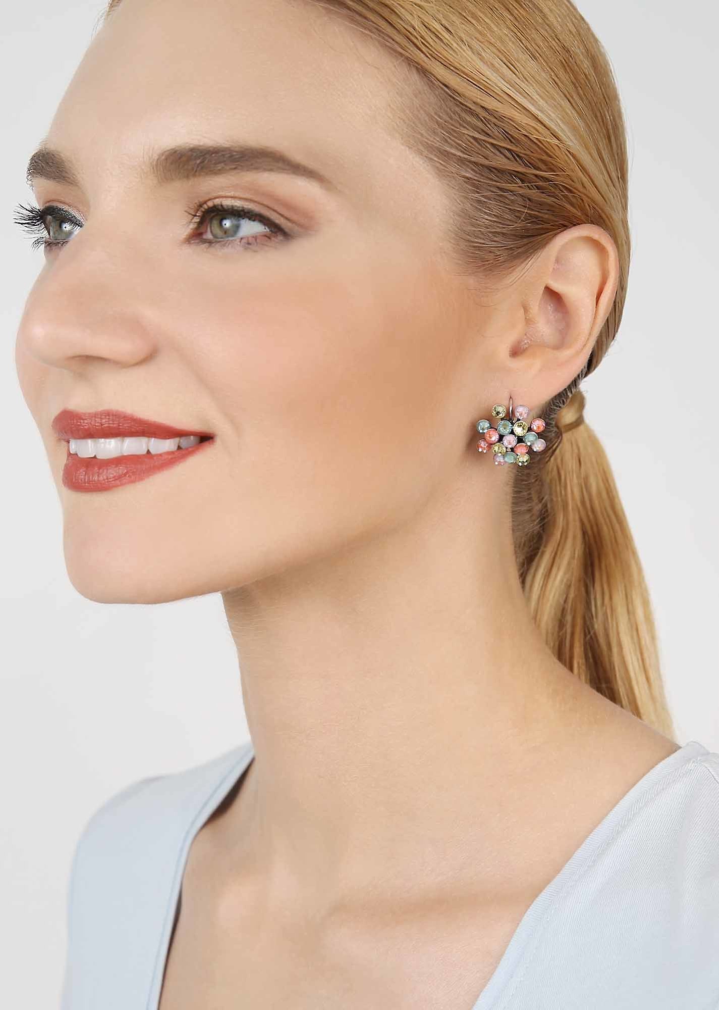 image for Earring Eurowire Magic Fireball Pastel Multi  Classic Size (21mm Ø)