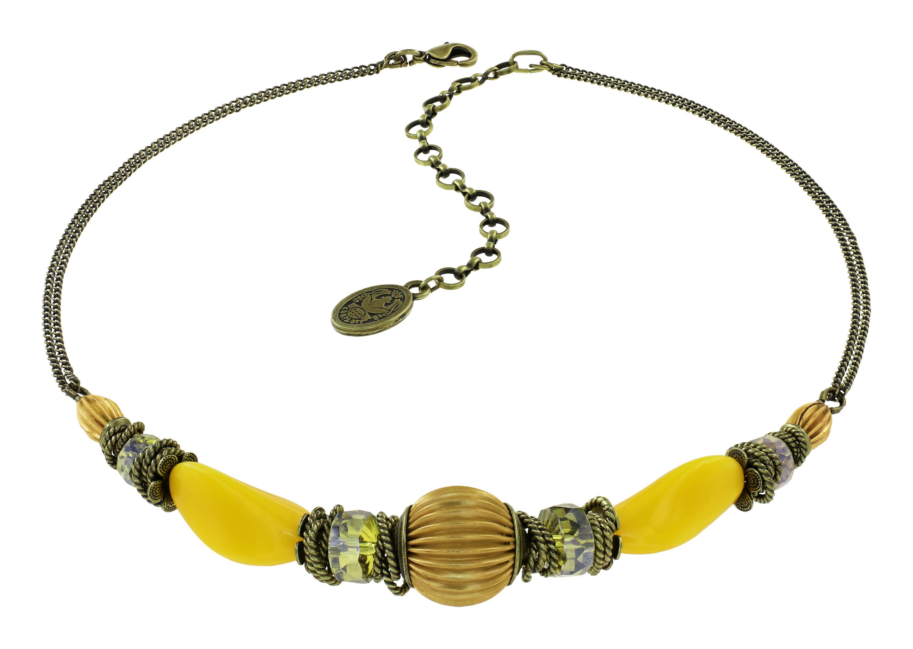 image for Necklace Tropical Candy lush yellow Yellow 