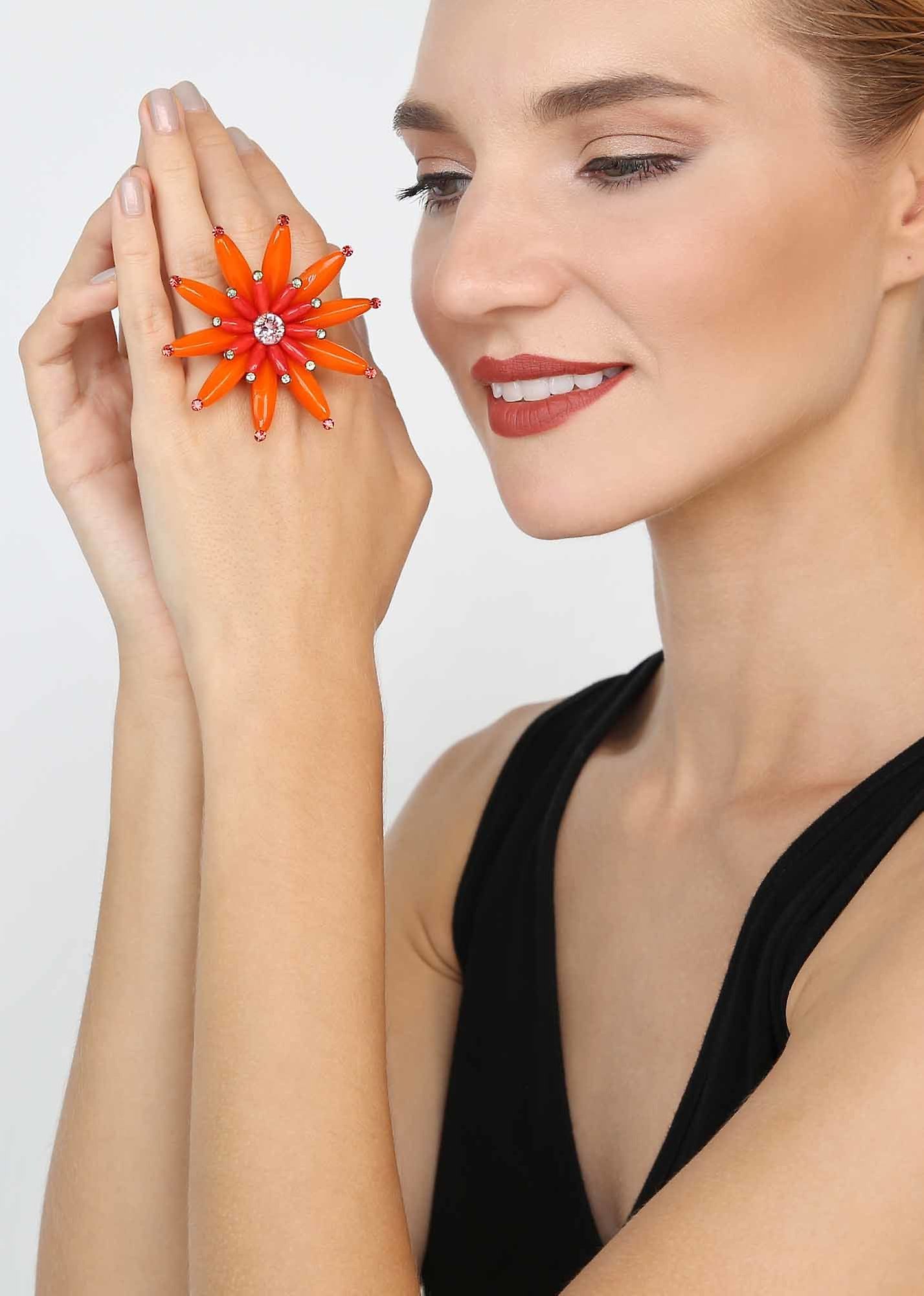 image pour Anneau Daisy Riot Multi Rouge  size XL