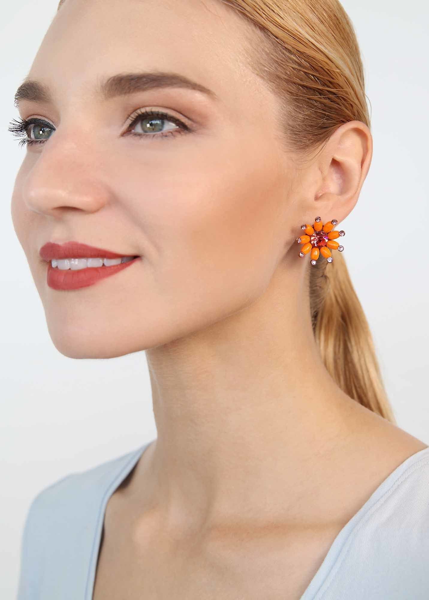 Bild für Ohrstecker Daisy Riot Multi Rot  Größe S