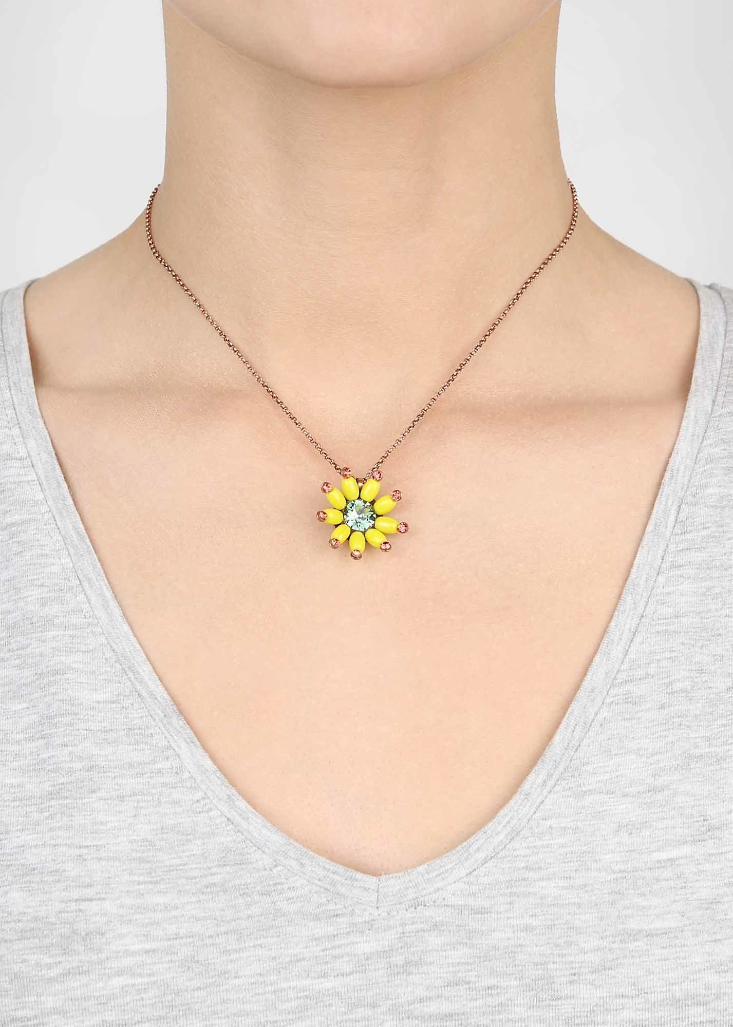 image for Necklace Pendant Daisy Riot Multi Red  size S
