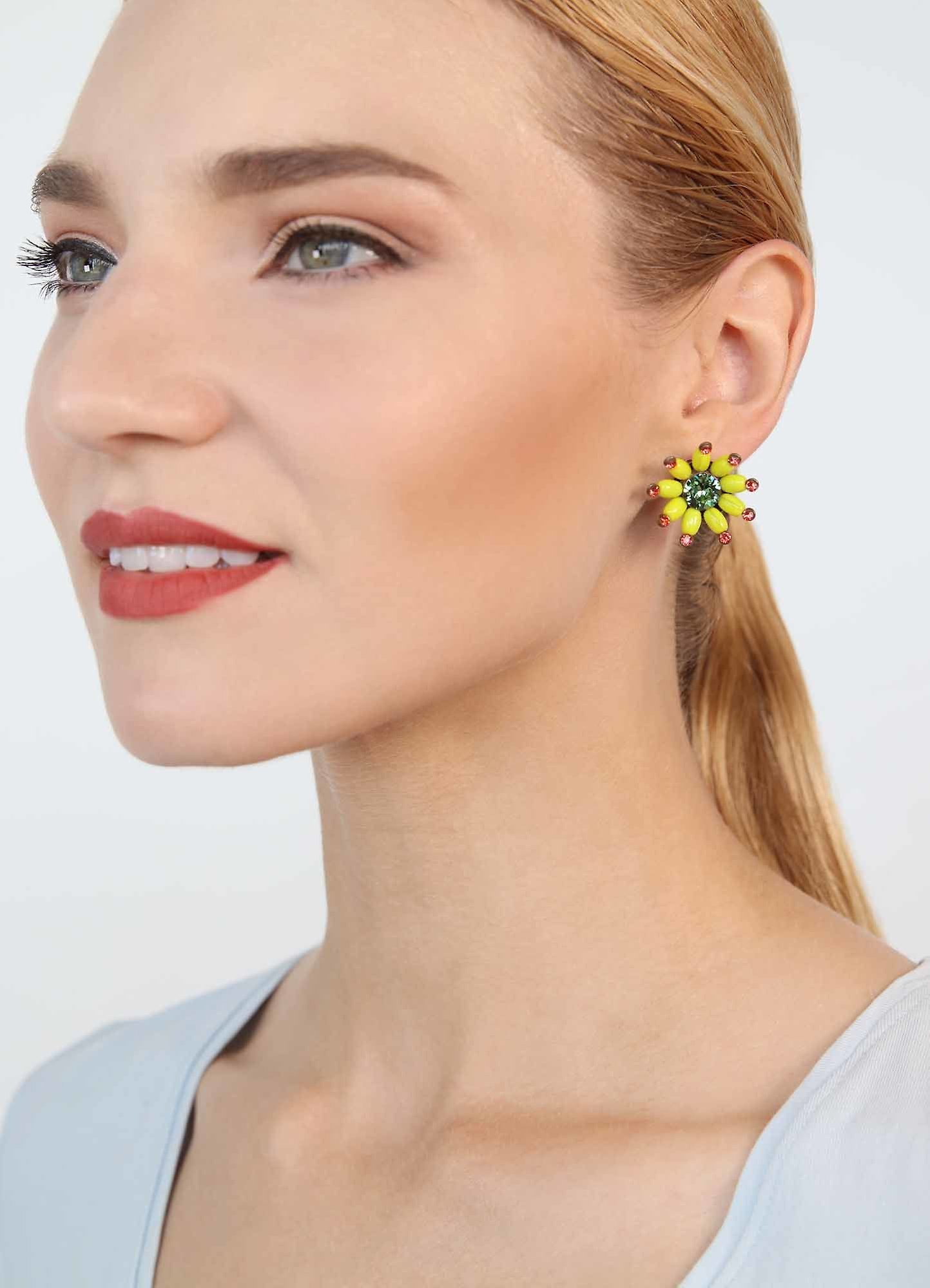 image for Earring stud Daisy Riot Multi Red  size S