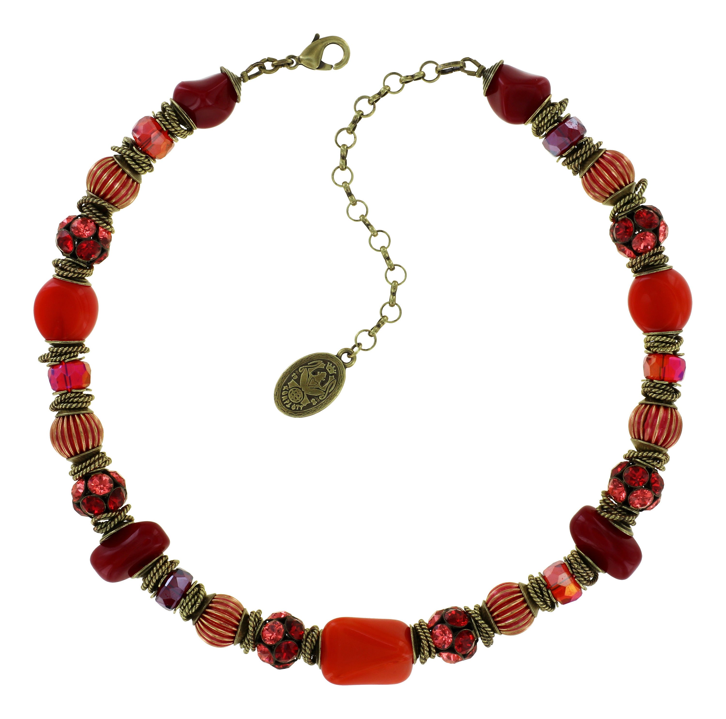 Bild für Halskette Tropical Candy Blutrot Rot 