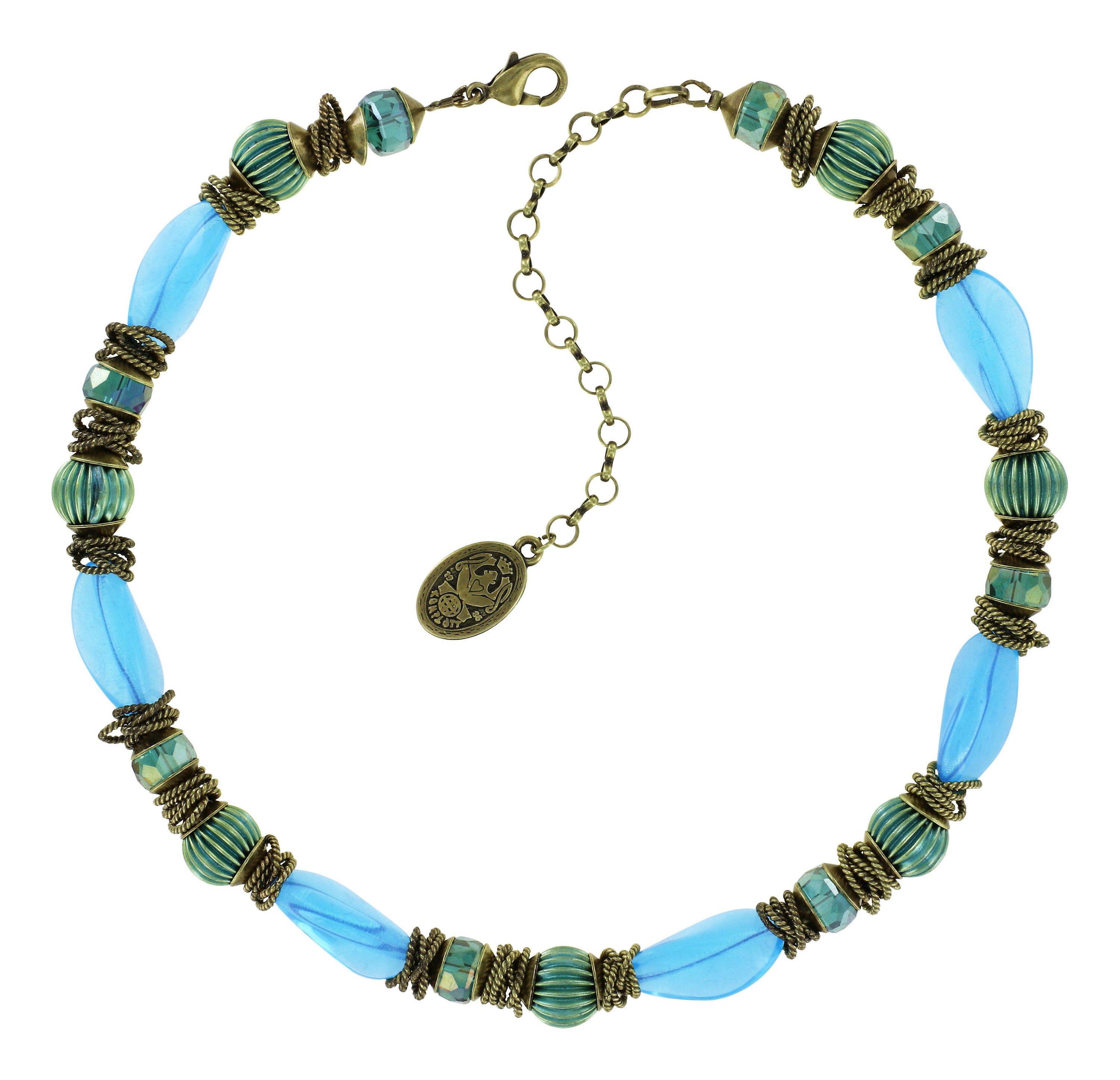 Kép Necklace Tropical Candy mixed water blues Blue 