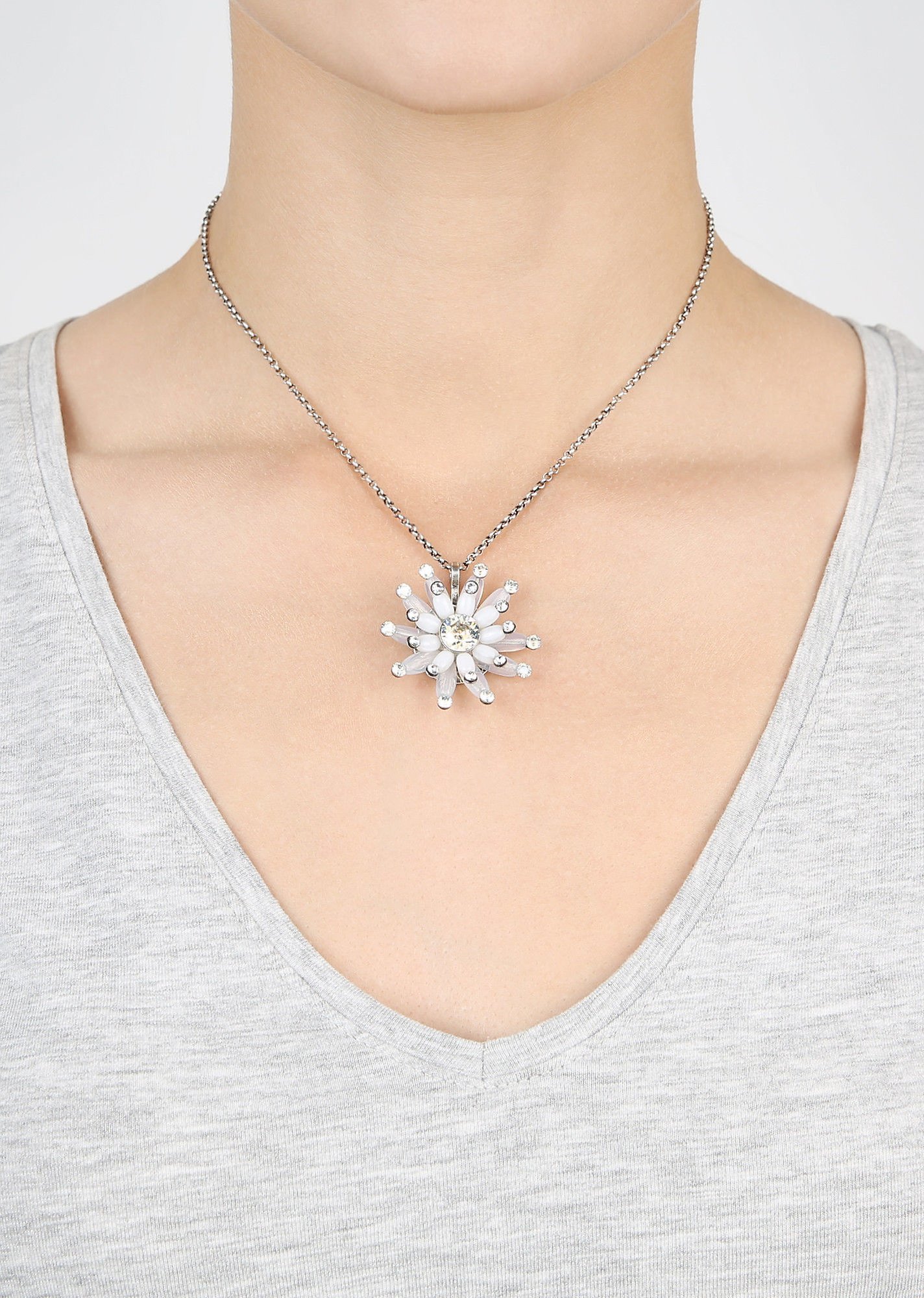 image pour Collier pendant Daisy Riot Blanc  size M