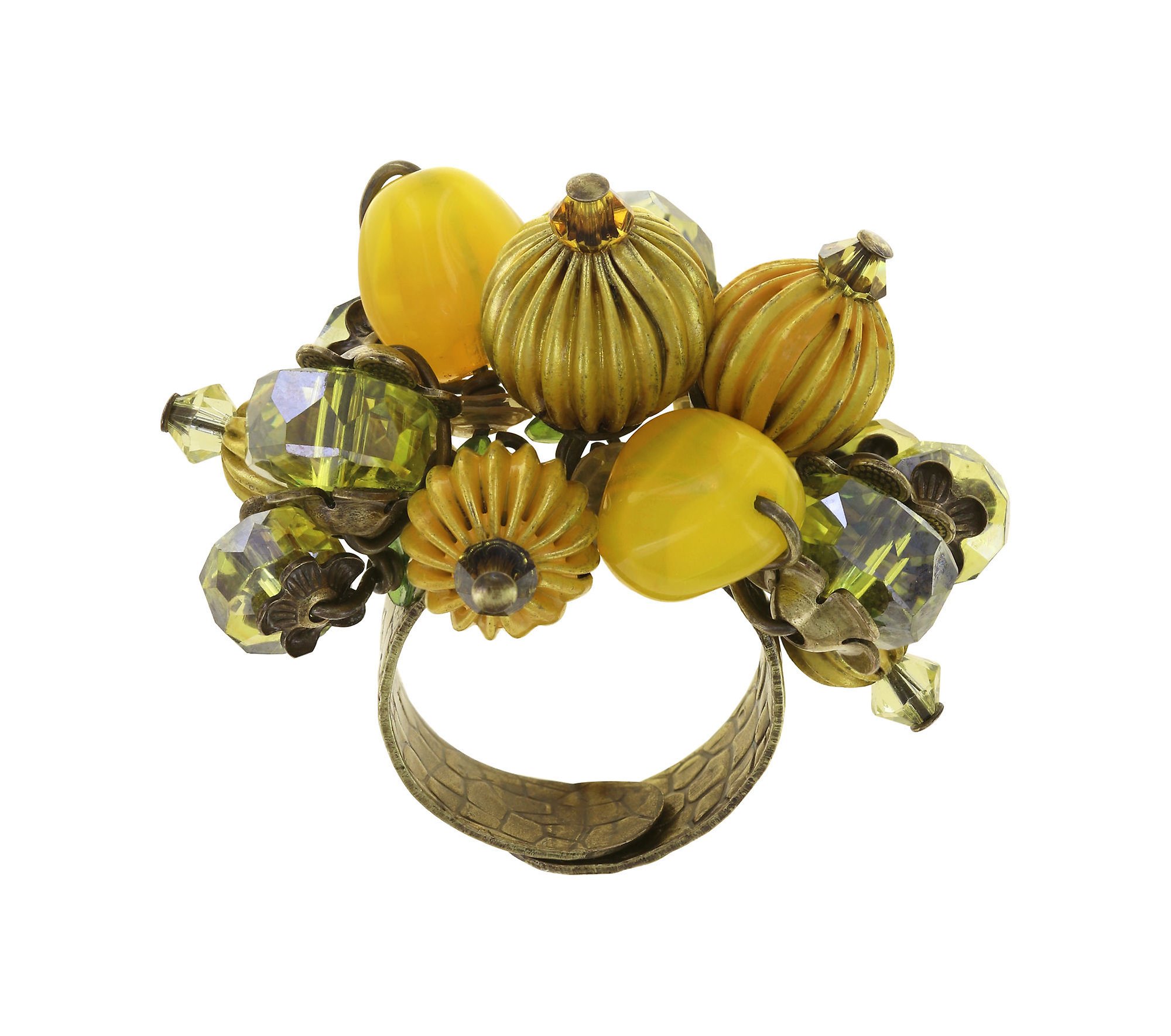 image for Ring Tropical Candy lush yellow Yellow 