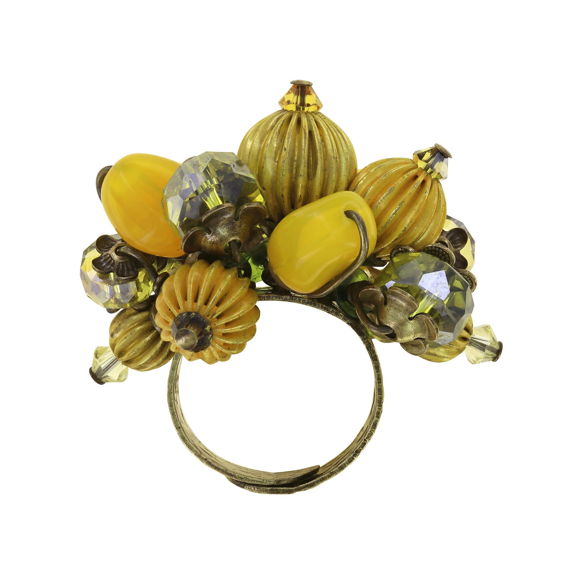 image for Ring Tropical Candy lush yellow Yellow 