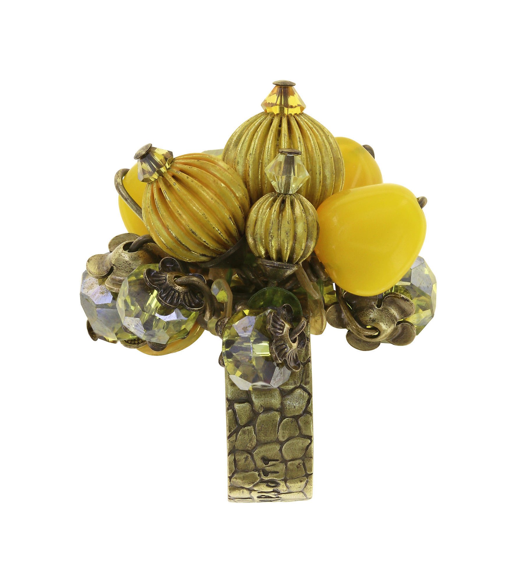 Bild für Ring Tropical Candy lush yellow Gelb 