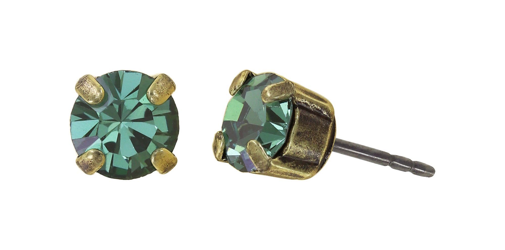 Bild für Ohrstecker Black Jack Grün Erinite SS 29