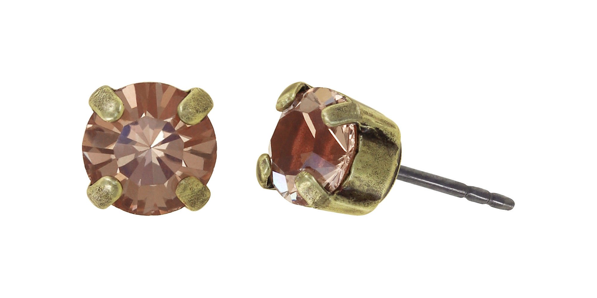 image for Earring Stud Black Jack Brown  SS 29