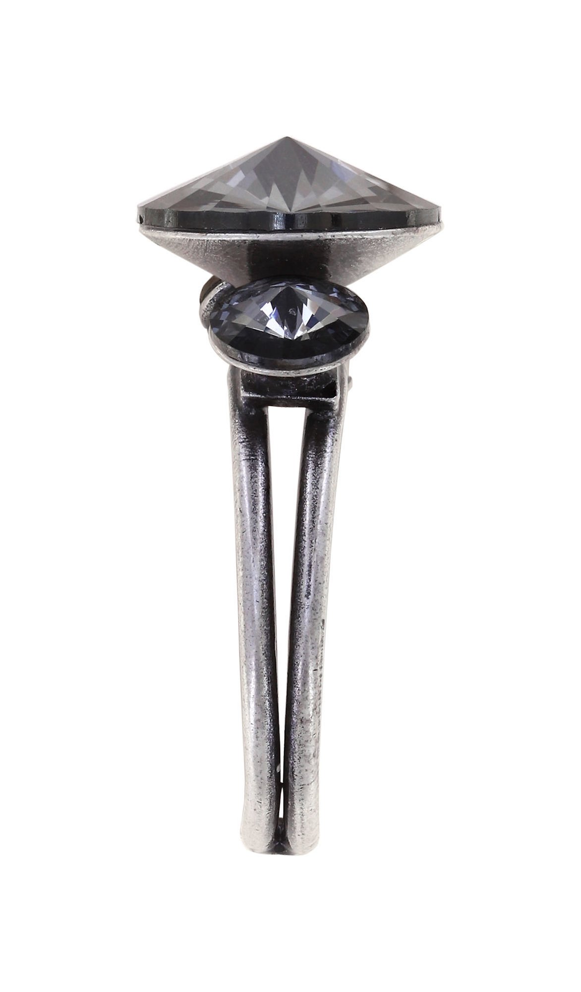 image for Ring Rivoli Grey crystal night fall 12 mm