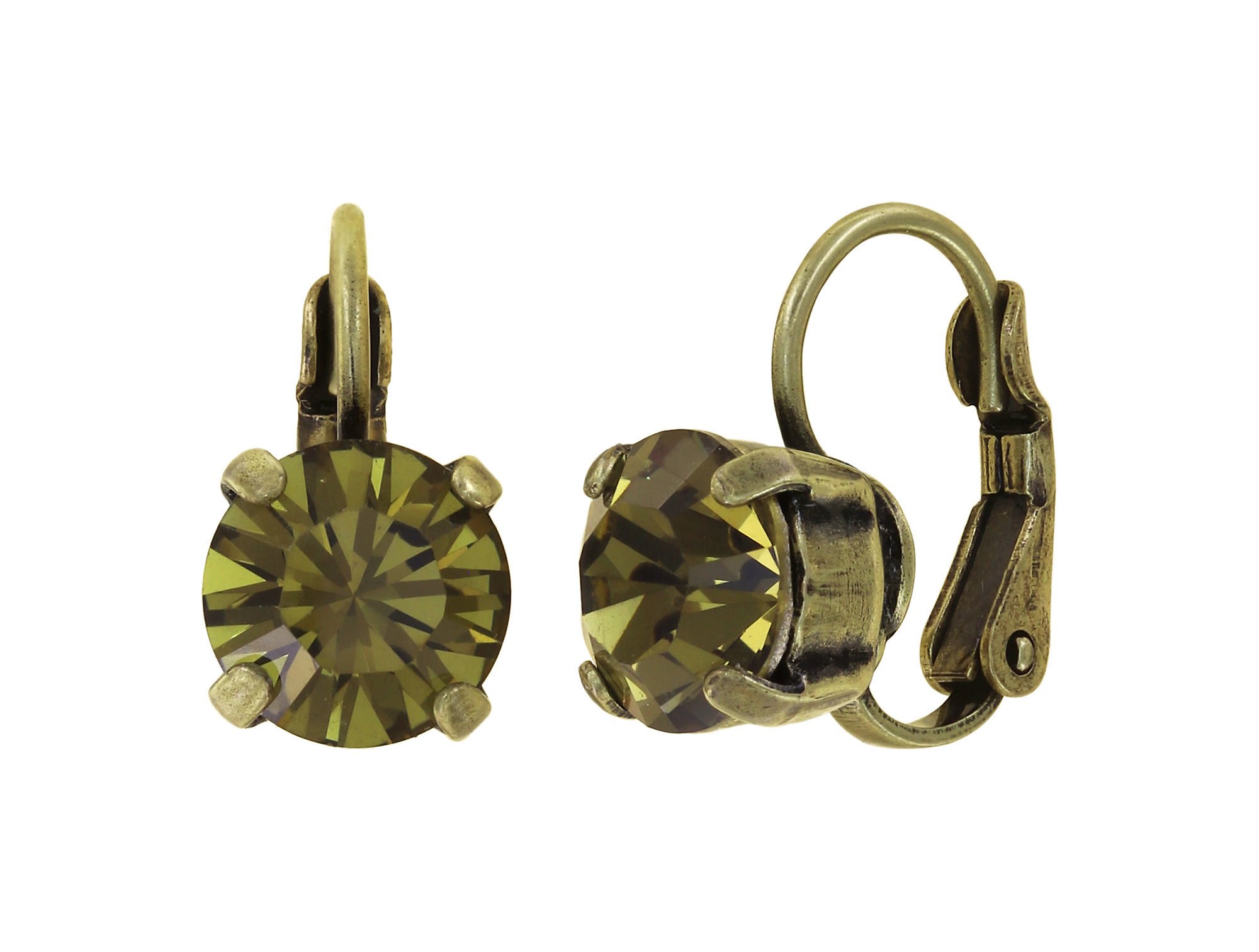 image for Earring Eurowire Black Jack Green Khaki SS 39