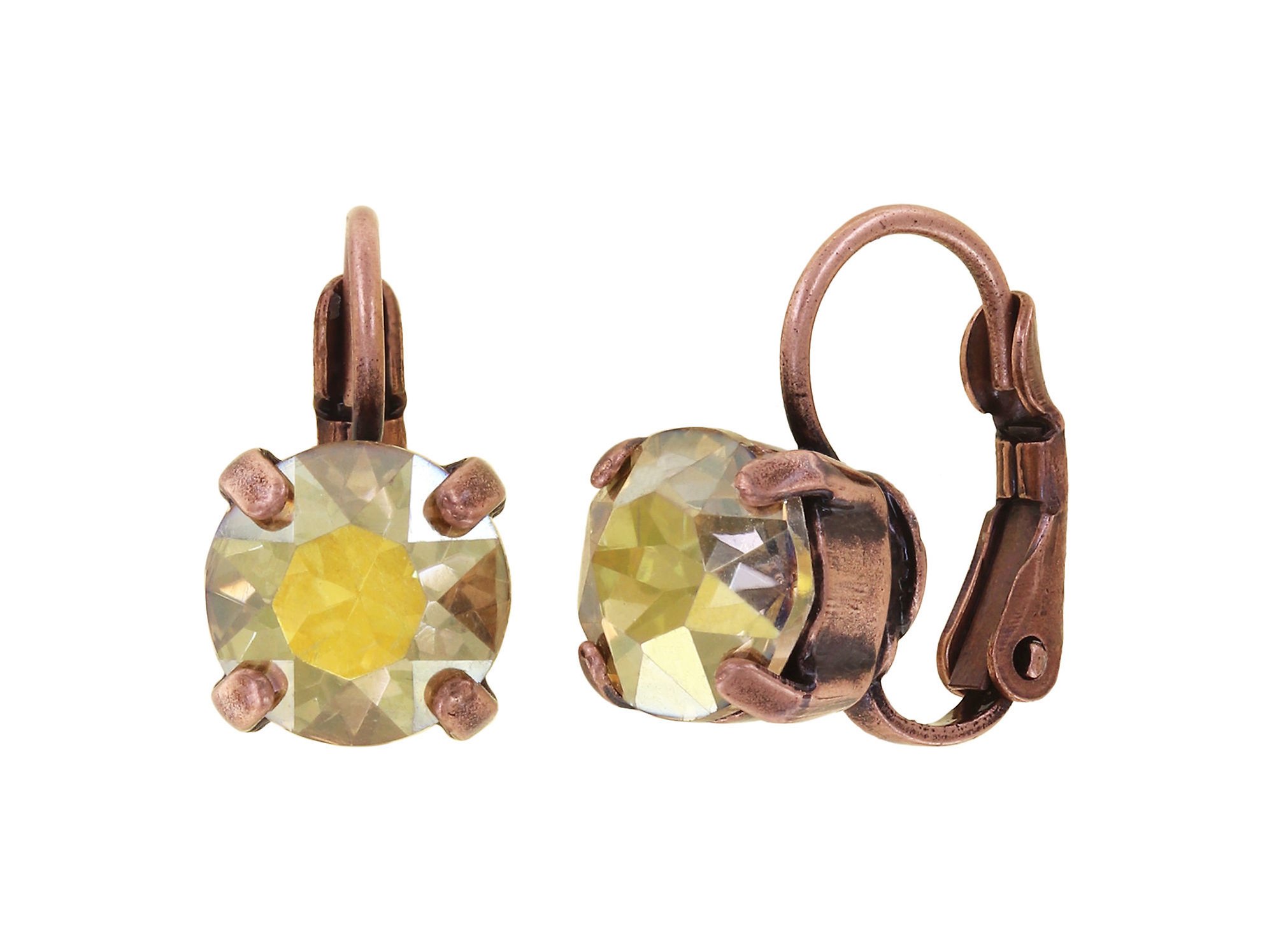 Bild für Ohrringe mit Brisur Black Jack Gelb crystal metallic sunshine SS 39