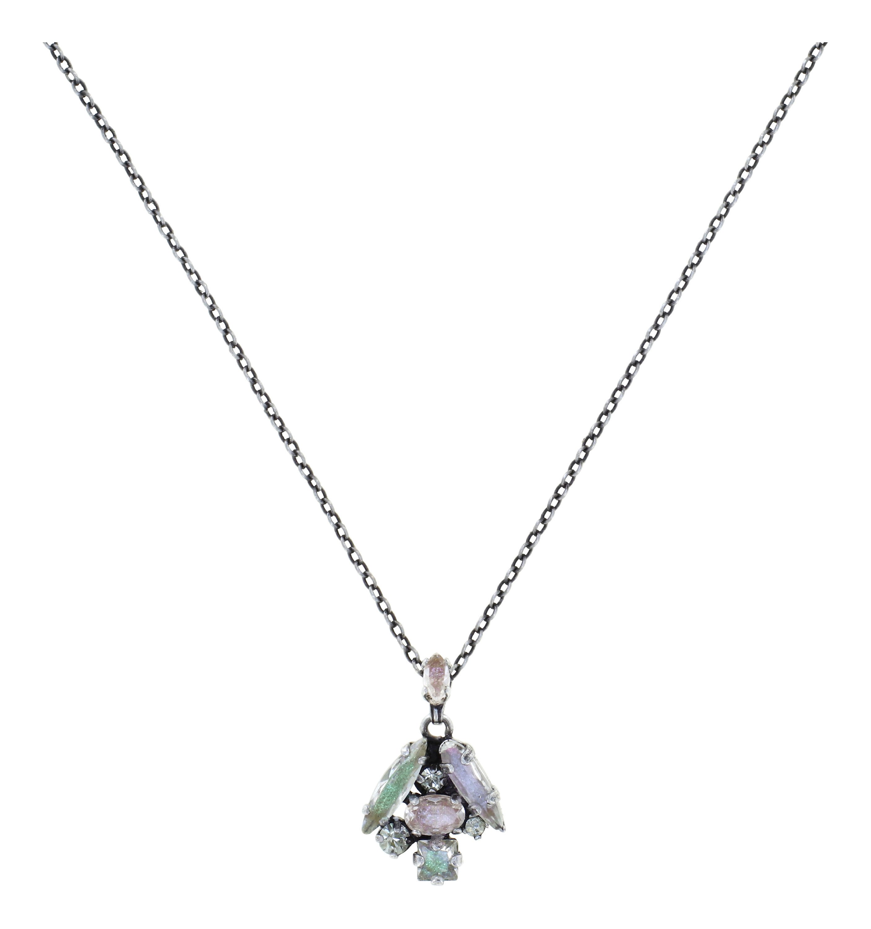 image for Necklace pendant Abegail Pastel Multi  