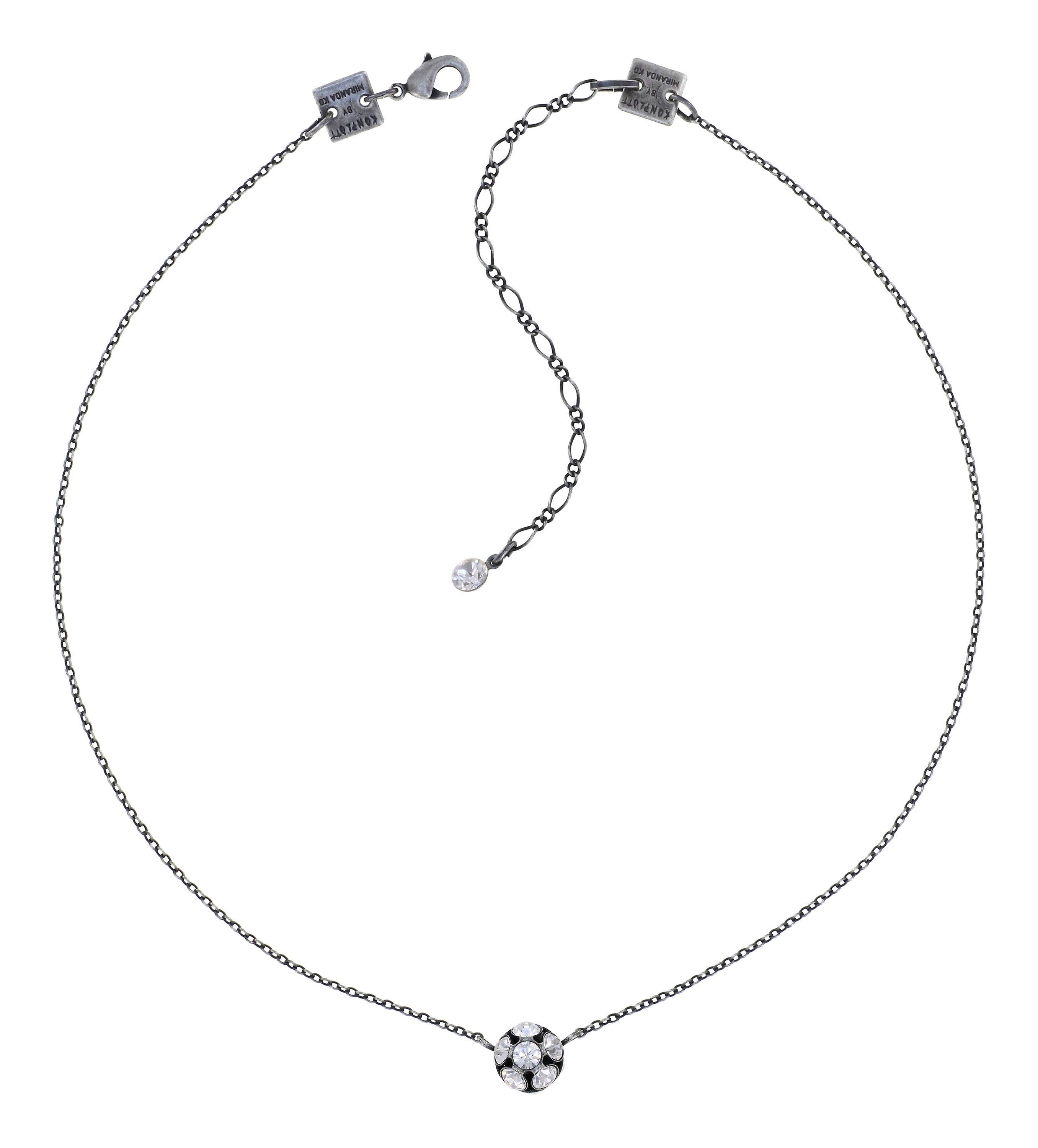 Bild für Halskette Disco Balls weiß Kristall PP 32