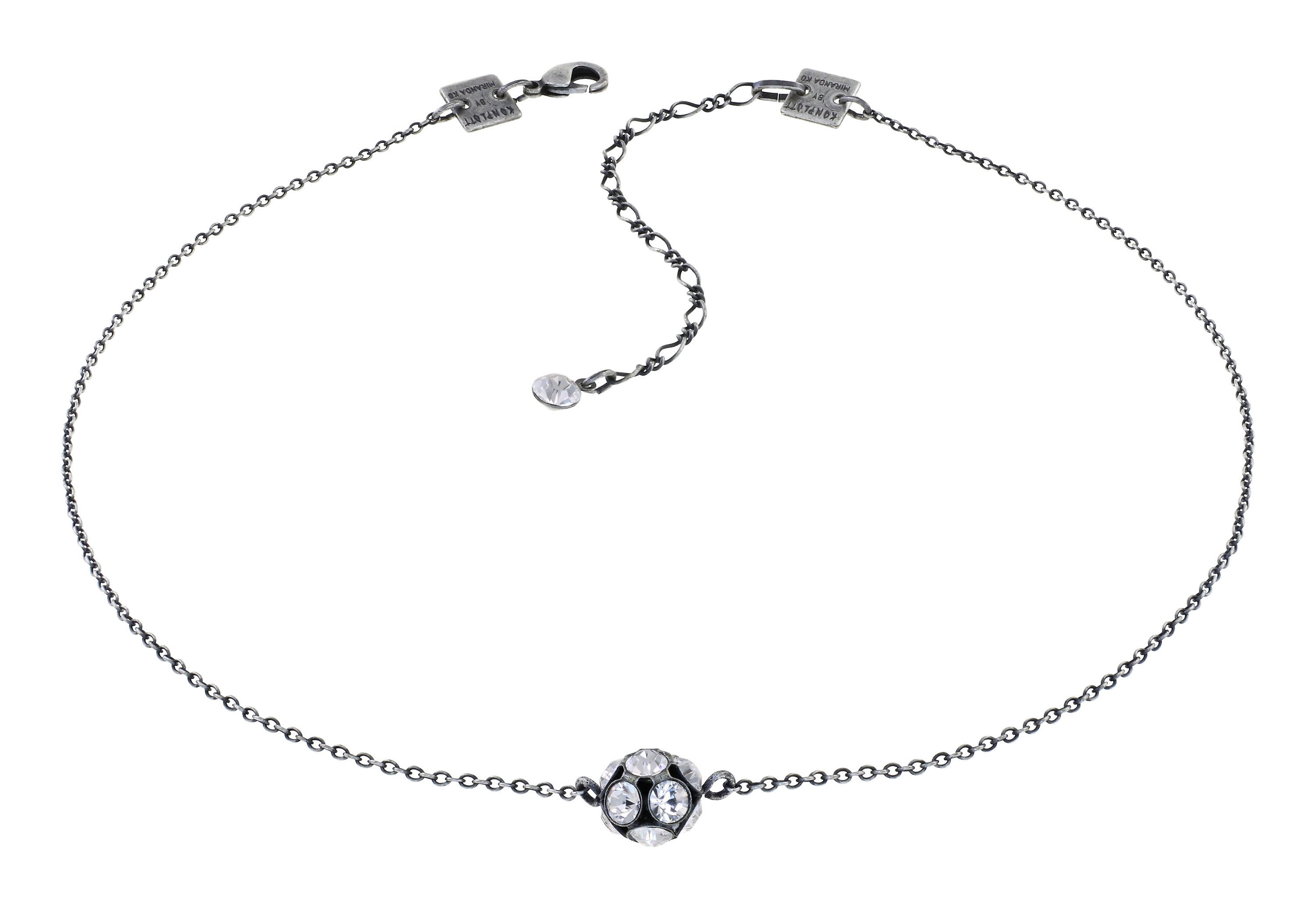 image pour Collier Disco Balls Blanc crystal PP 32