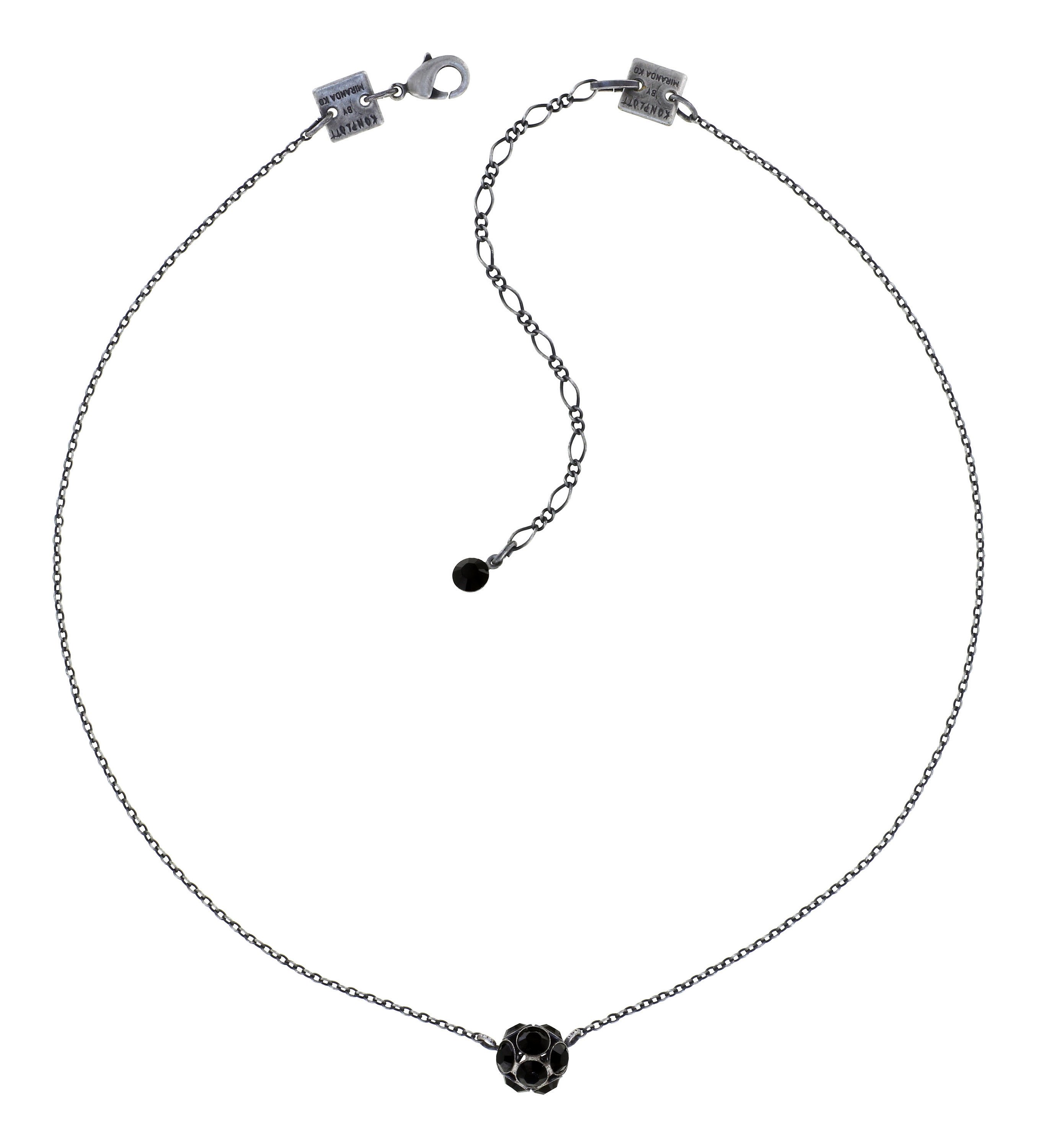 image pour Collier Disco Balls Noir jet PP 32
