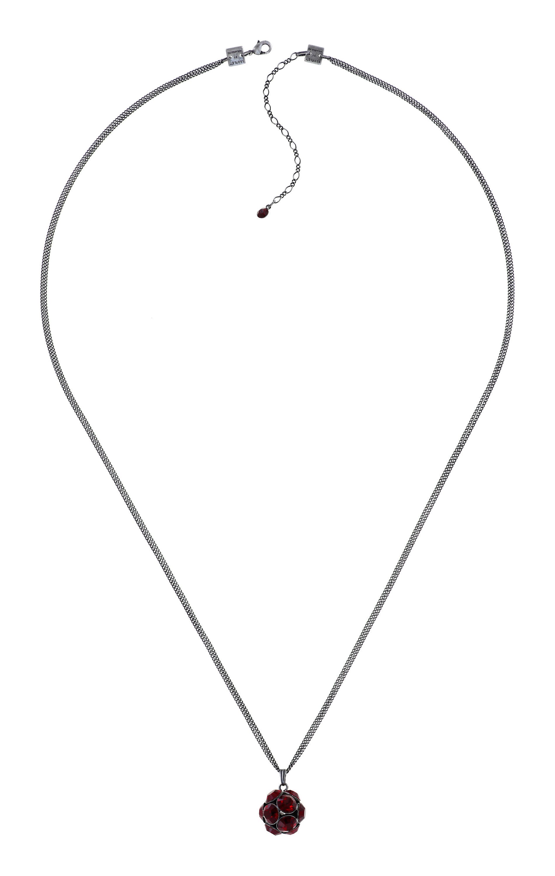 image pour Collier pendant Disco Balls Rouge siam SS 39