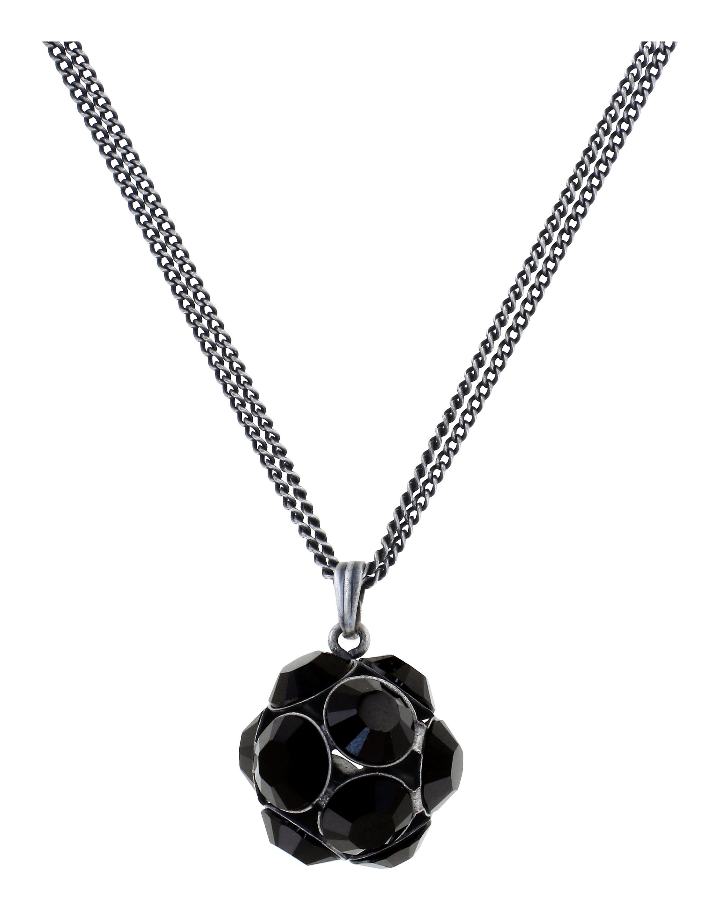 image pour Collier pendant Disco Balls Noir jet SS 39