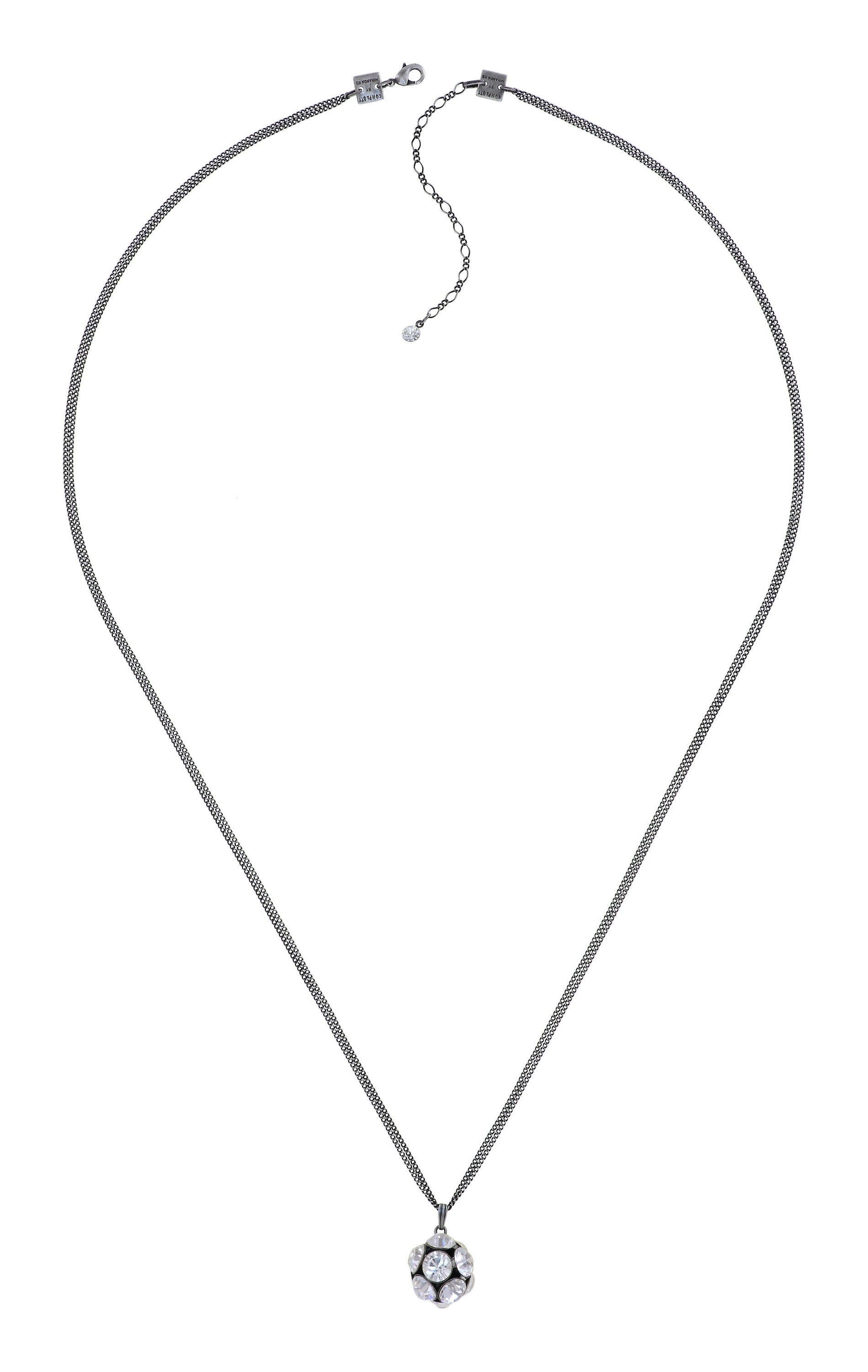 image pour Collier pendant Disco Balls Blanc crystal SS 39