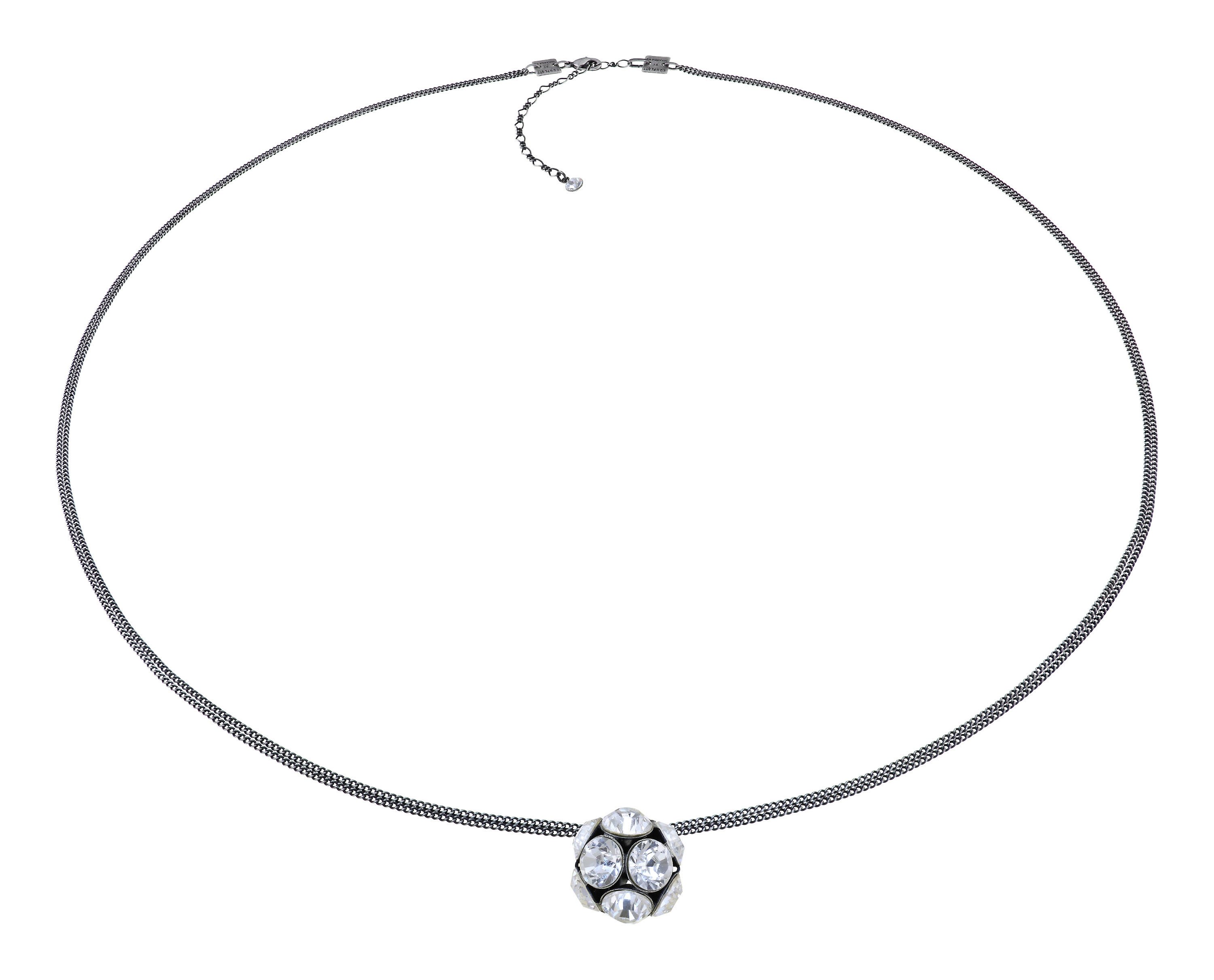 image pour Collier pendant Disco Balls Blanc crystal SS 39