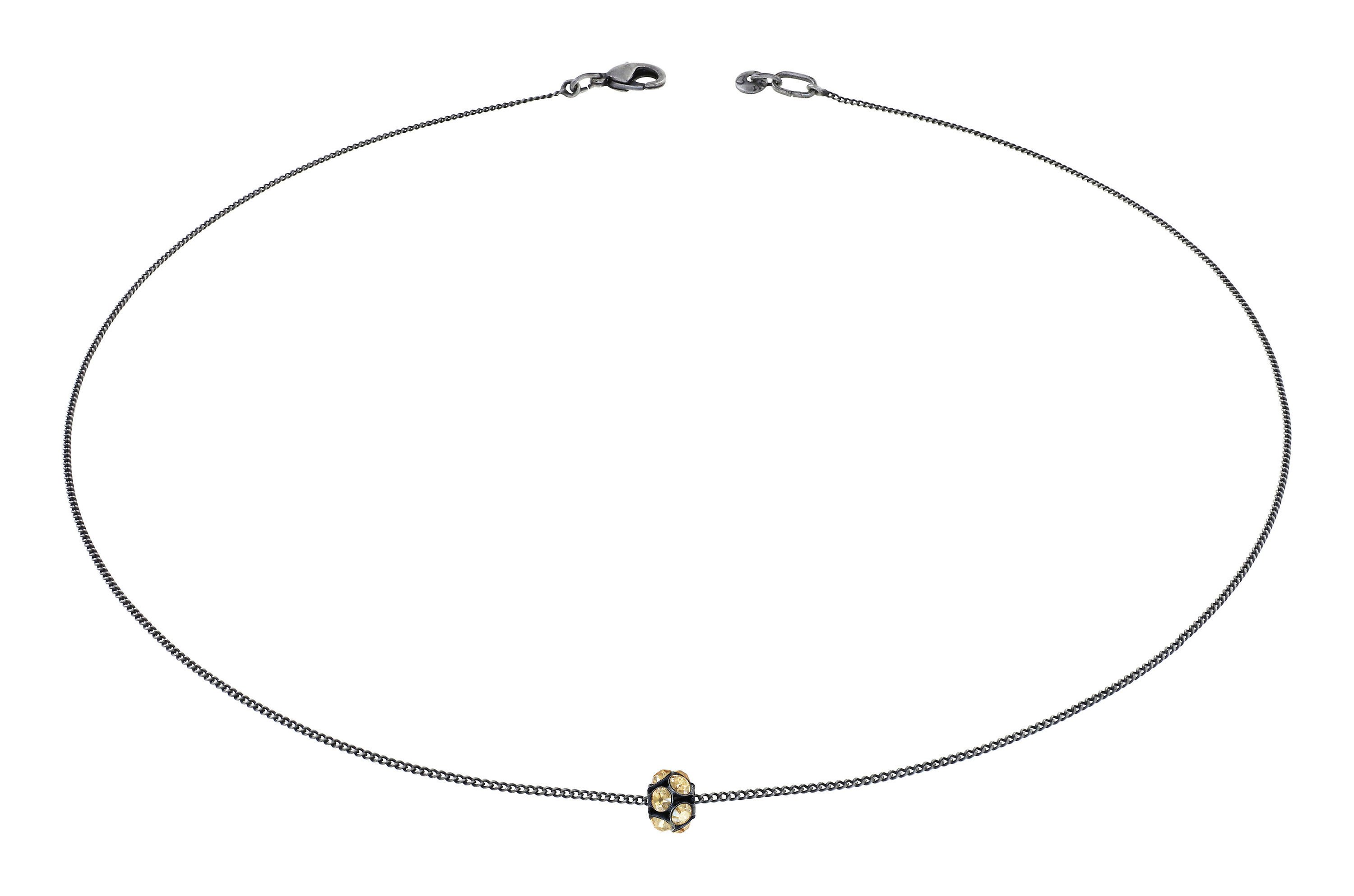 image for Necklace Disco Balls Beige crystal golden shadow PP 18