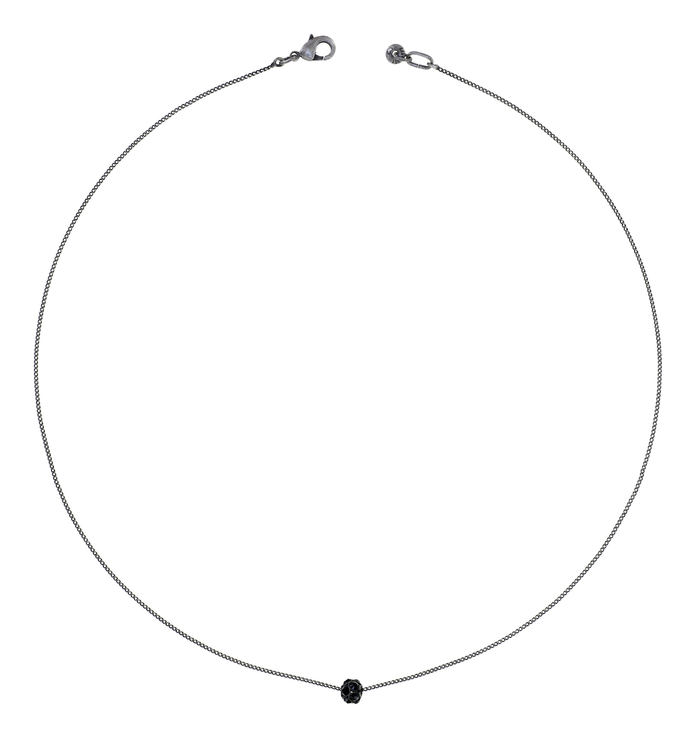 image for Necklace Disco Balls Black jet PP 18