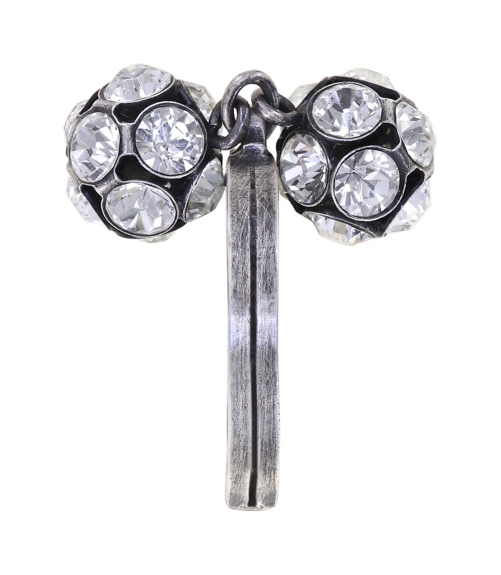 Bild für Ring Disco Balls weiß Kristall PP 32