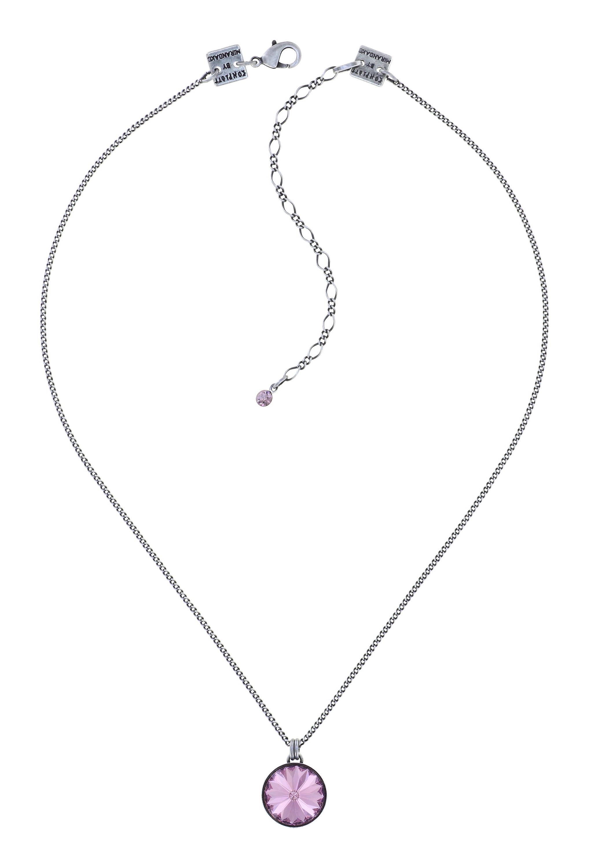 Bild für Halskette mit Anhänger Rivoli Lila Heller Amethyst 14mm